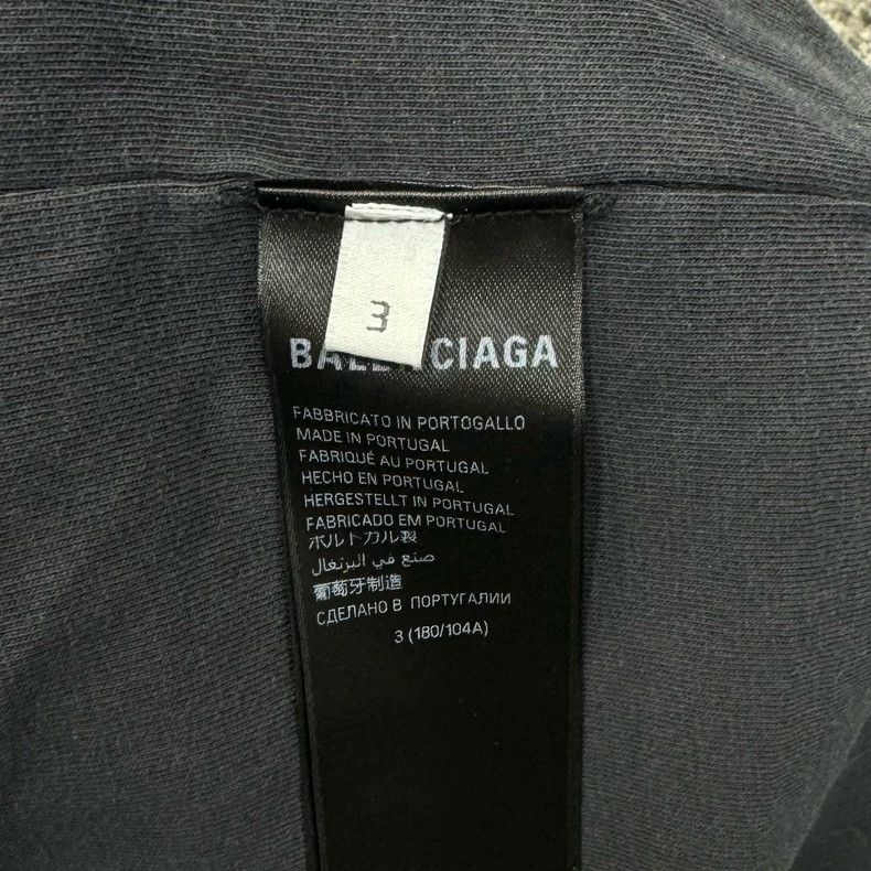 Balenciaga Balenciaga 24ss Now Buy Now Washed Black Short Sleeve Size US L / EU 52-54 / 3 - 6 Thumbnail