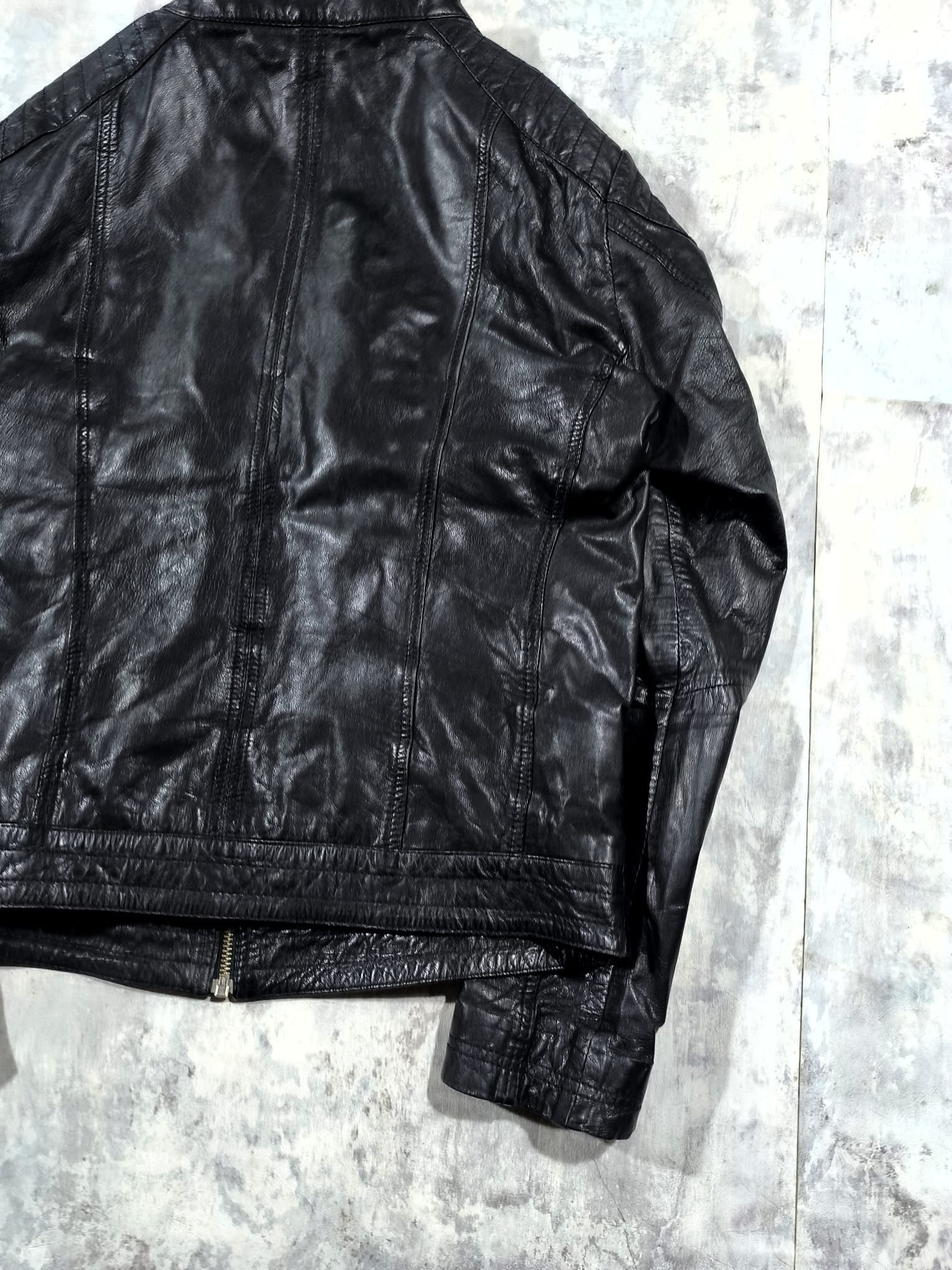 Other VTG HEDI SLIMANE 14th ADDICTION MOTO BIKER LEATHER JACKET Size US M / EU 48-50 / 2 - 4 Thumbnail