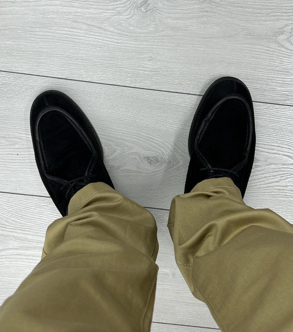 Giorgio Armani Giorgio Armani Vintage Leather Suede Shoes Black Size 41 Size US 8 / EU 41 - 10 Thumbnail