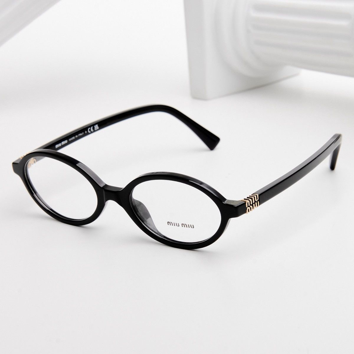 Miu Miu MIU MIU 0MU 01XV 1AB1O1 GLASSES Size ONE SIZE - 2 Thumbnail
