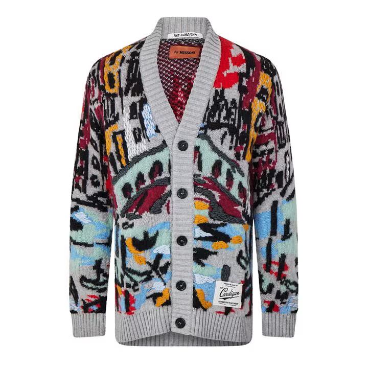 Missoni o1y0225 Cardigan in Multicolor Size US S / EU 44-46 / 1 - 1 Thumbnail