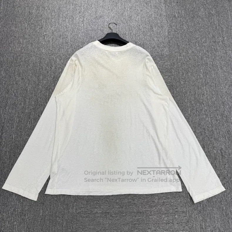 Acne Studios Acne Studios Mud-Dyed Distressed Long-Sleeve Top Size US L / EU 52-54 / 3 - 2 Thumbnail