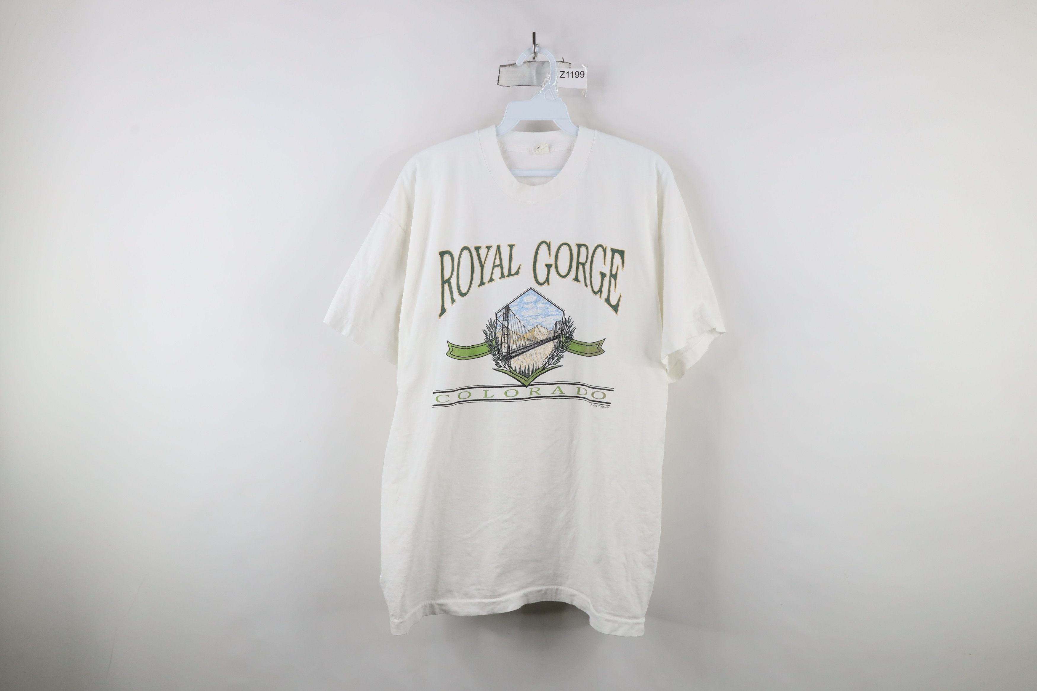 Vintage Vintage 90s Streetwear Royal Gorge Short Sleeve T-Shirt Size US XL / EU 56 / 4 - 1 Thumbnail