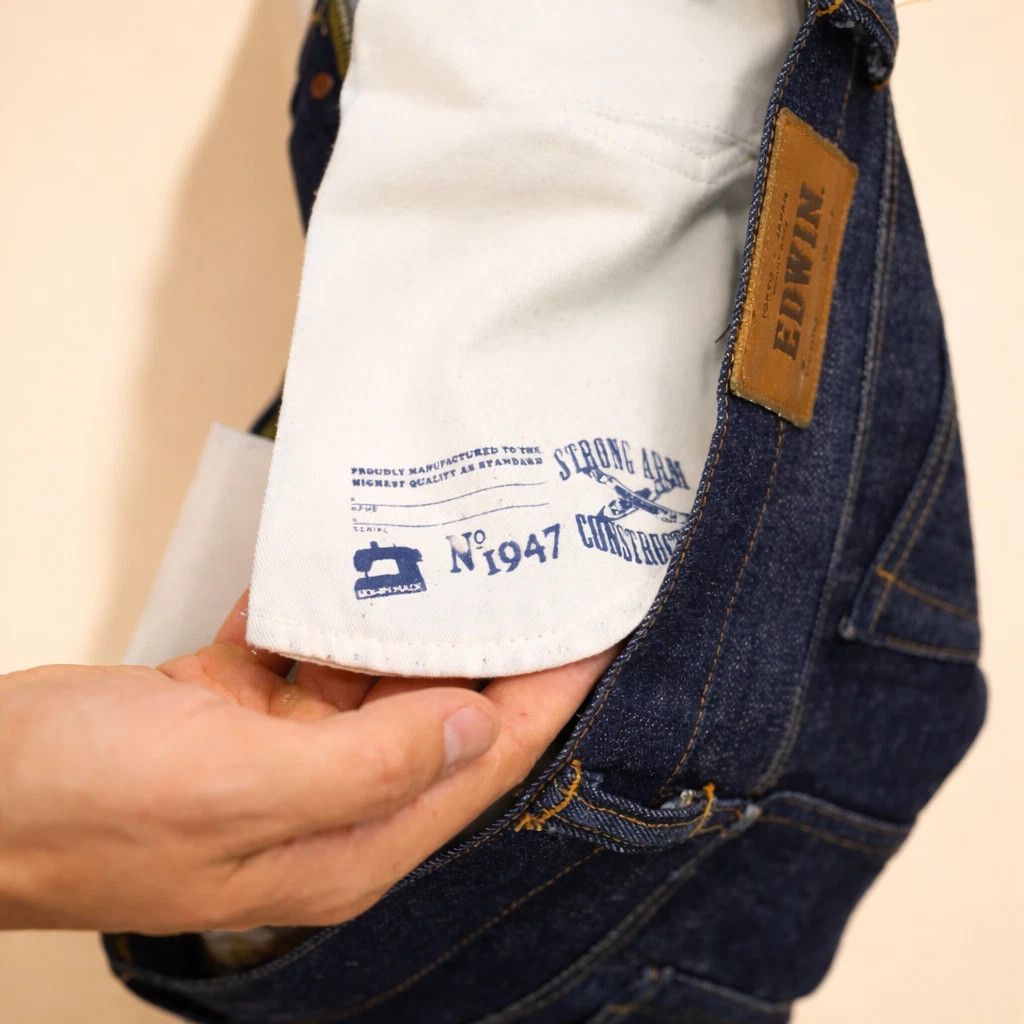 Edwin Edwin Japanese Denim Selvage Jeans ED-71 Slim Blue Mens Size US 32 / EU 48 - 5 Thumbnail