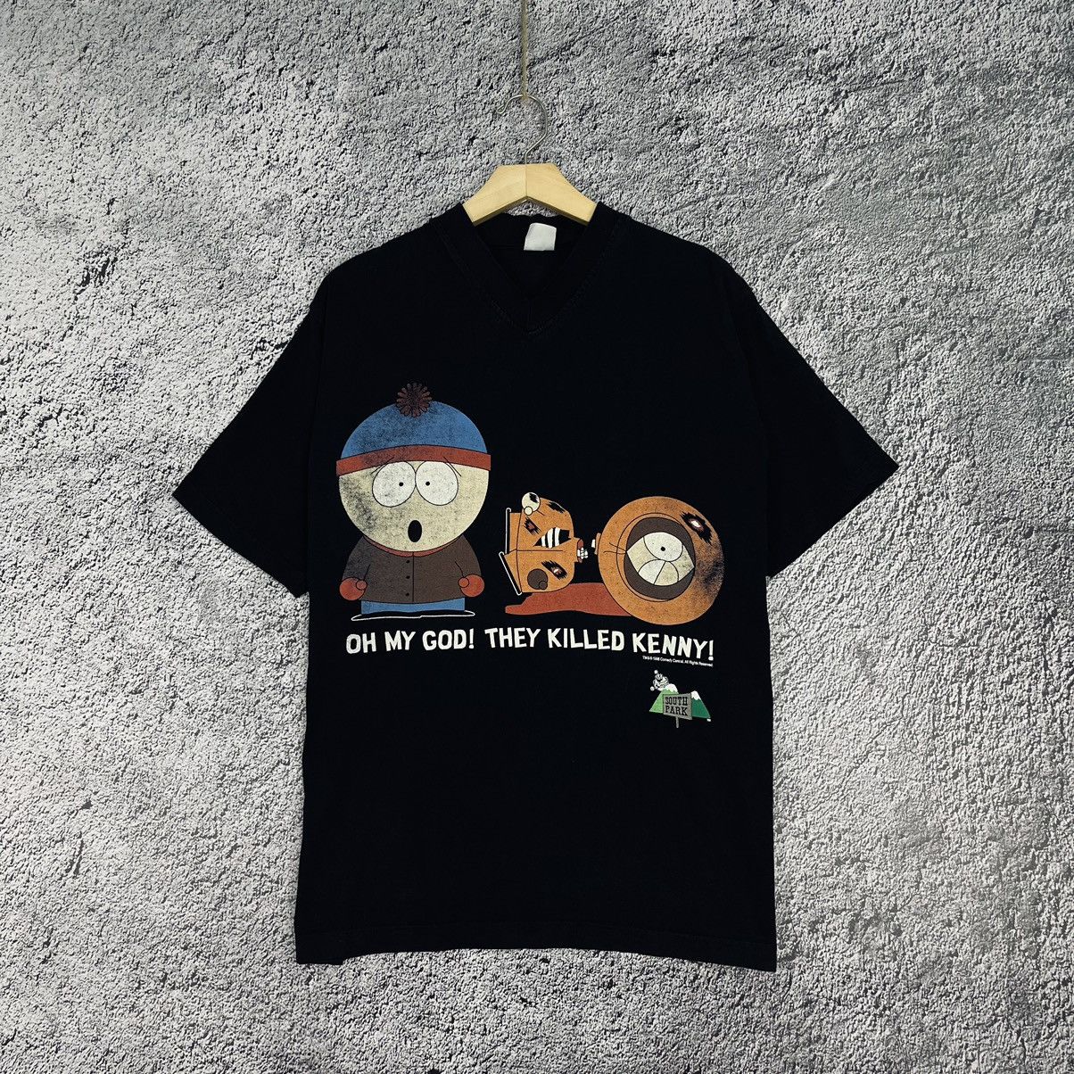 Vintage ⭐️SOUTH PARK⭐️ Vintage 1998 oh my god they killed kenny Tee Size US L / EU 52-54 / 3 - 1 Thumbnail