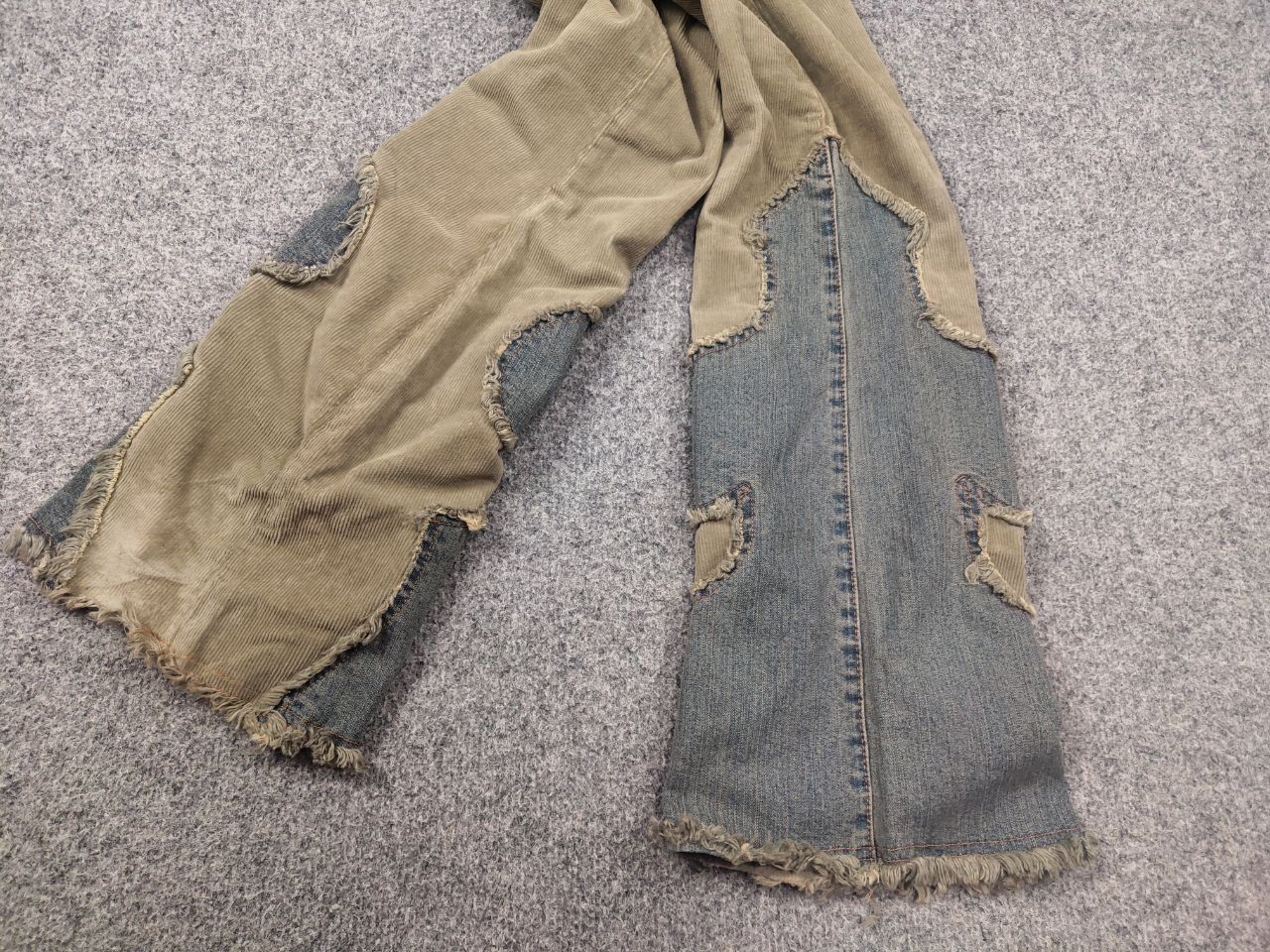 Hysteric Glamour Vintage If six was nine Style LGB Y2K Corduroy Flared Jeans Size 28" / US 6 / IT 42 - 5 Thumbnail
