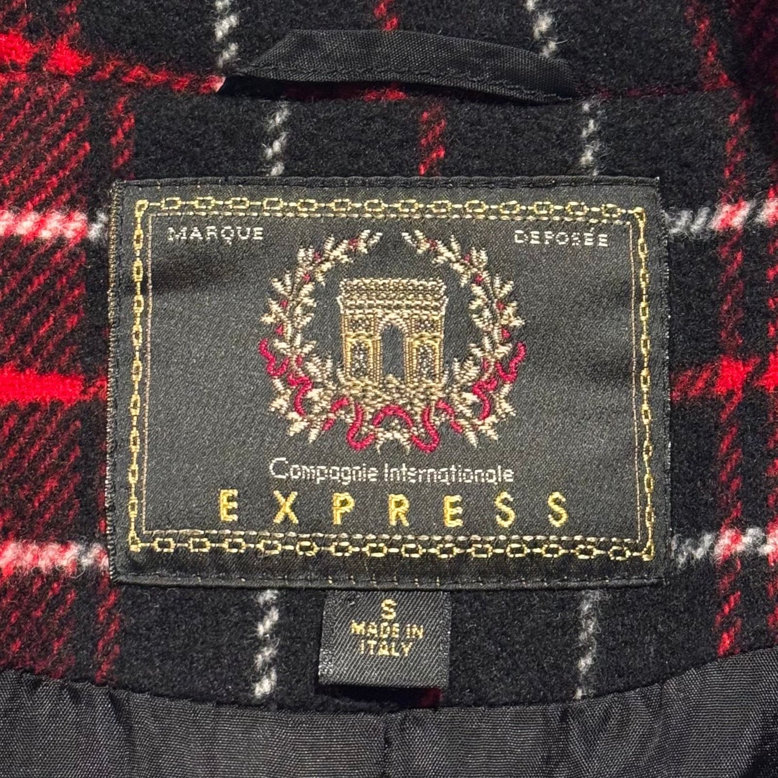 Express Vintage Express Blazer Wool Academia Preppy Plaid Red Small Size S / US 4 / IT 40 - 3 Thumbnail