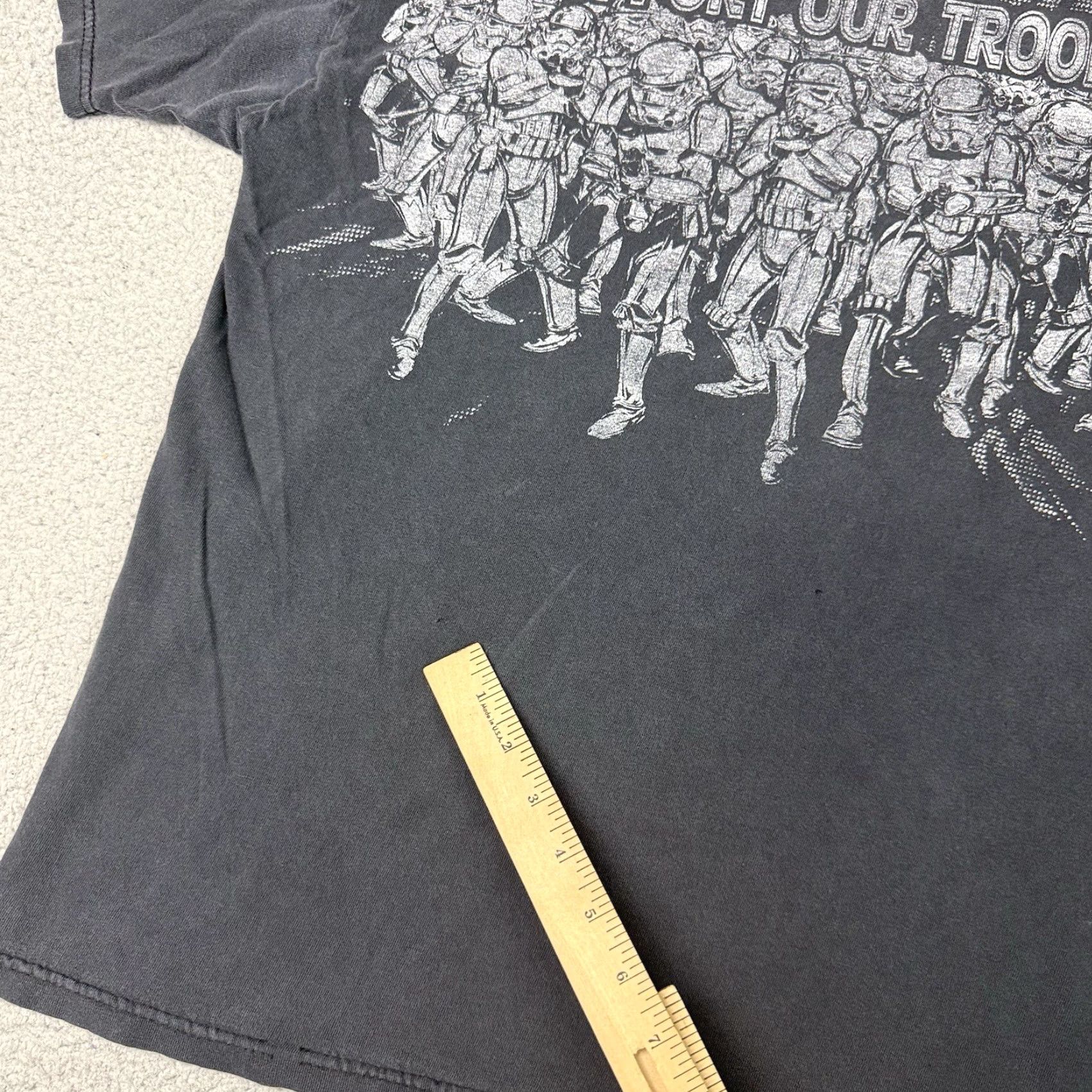 Star Wars VINTAGE Star Wars T Shirt Mens M Black Stormtrooper Graphic Print Crew Neck Short Sleeve Vintage Star Wars Shirt Size US M / EU 48-50 / 2 - 7 Thumbnail