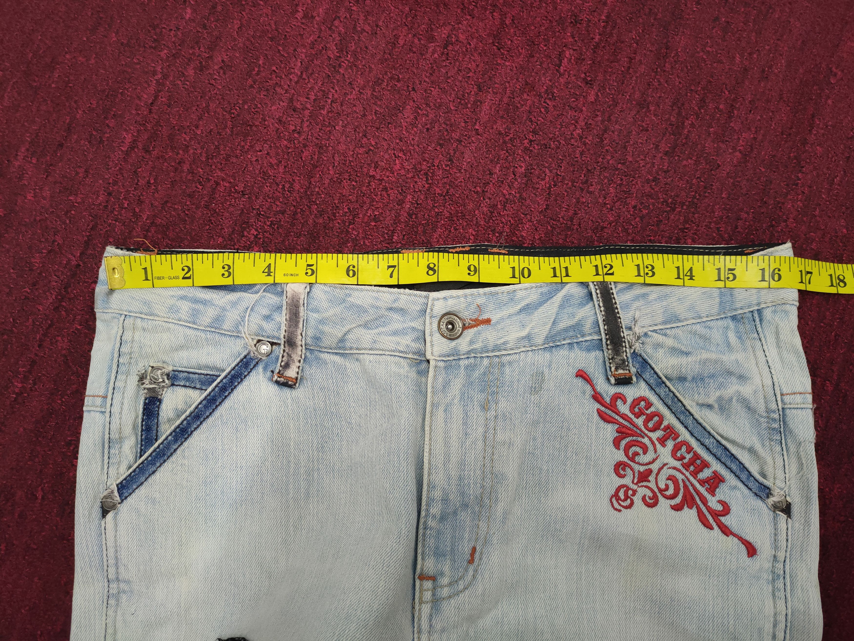 Vintage Gotcha patch light blue jeans pants