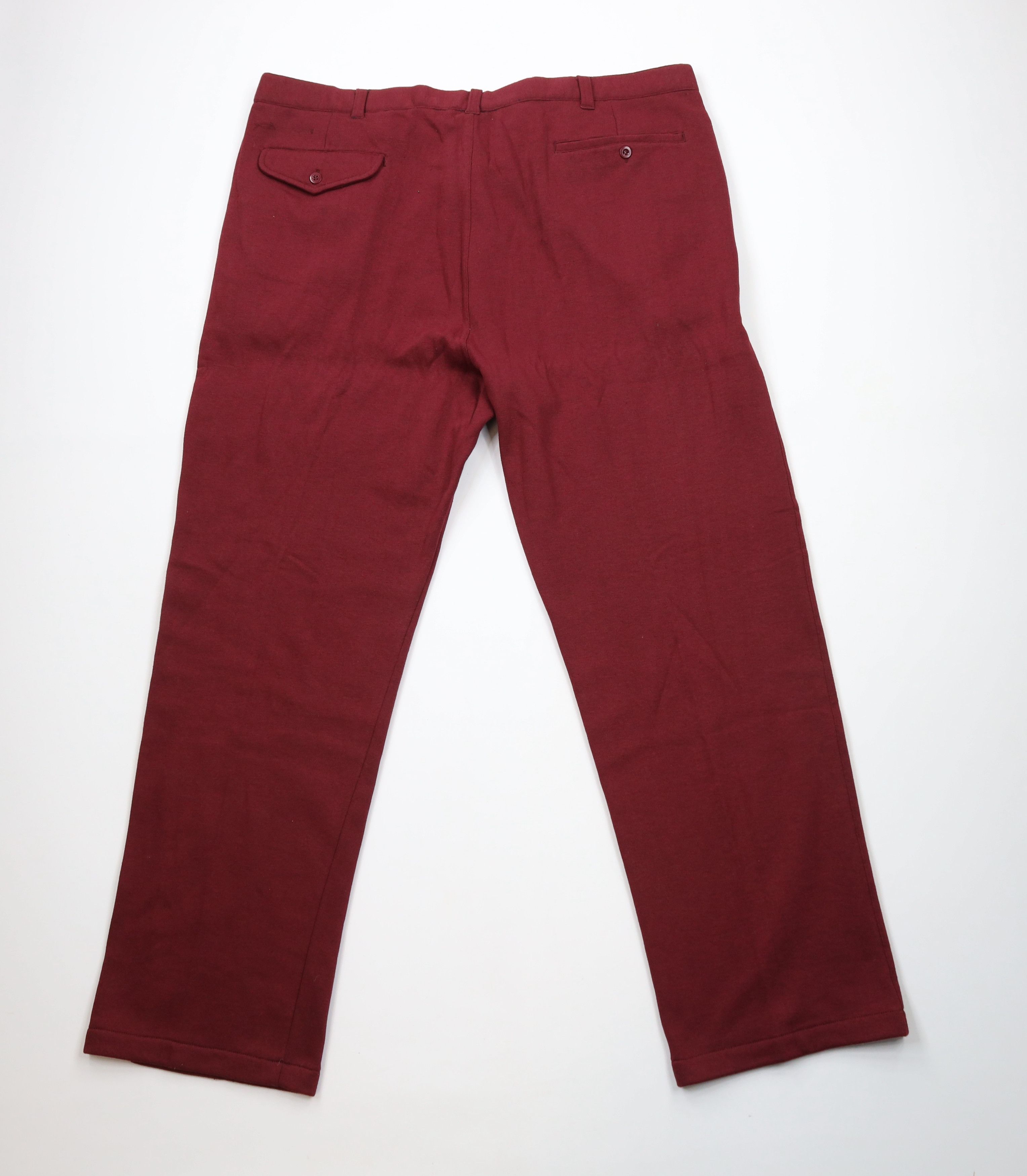 Vintage Vintage 90s Streetwear Wide Leg Sweatpants Chinos Pants Red Size US 44 / EU 60 - 8 Thumbnail