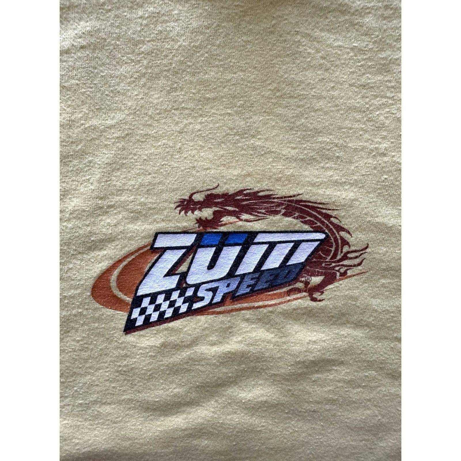 Vintage VINTAGE ODM Shirt Mens L Y2K Graphic Dragon Zum Speed Tank Car Grail JNCO Style T-Shirt Size US L / EU 52-54 / 3 - 7 Thumbnail