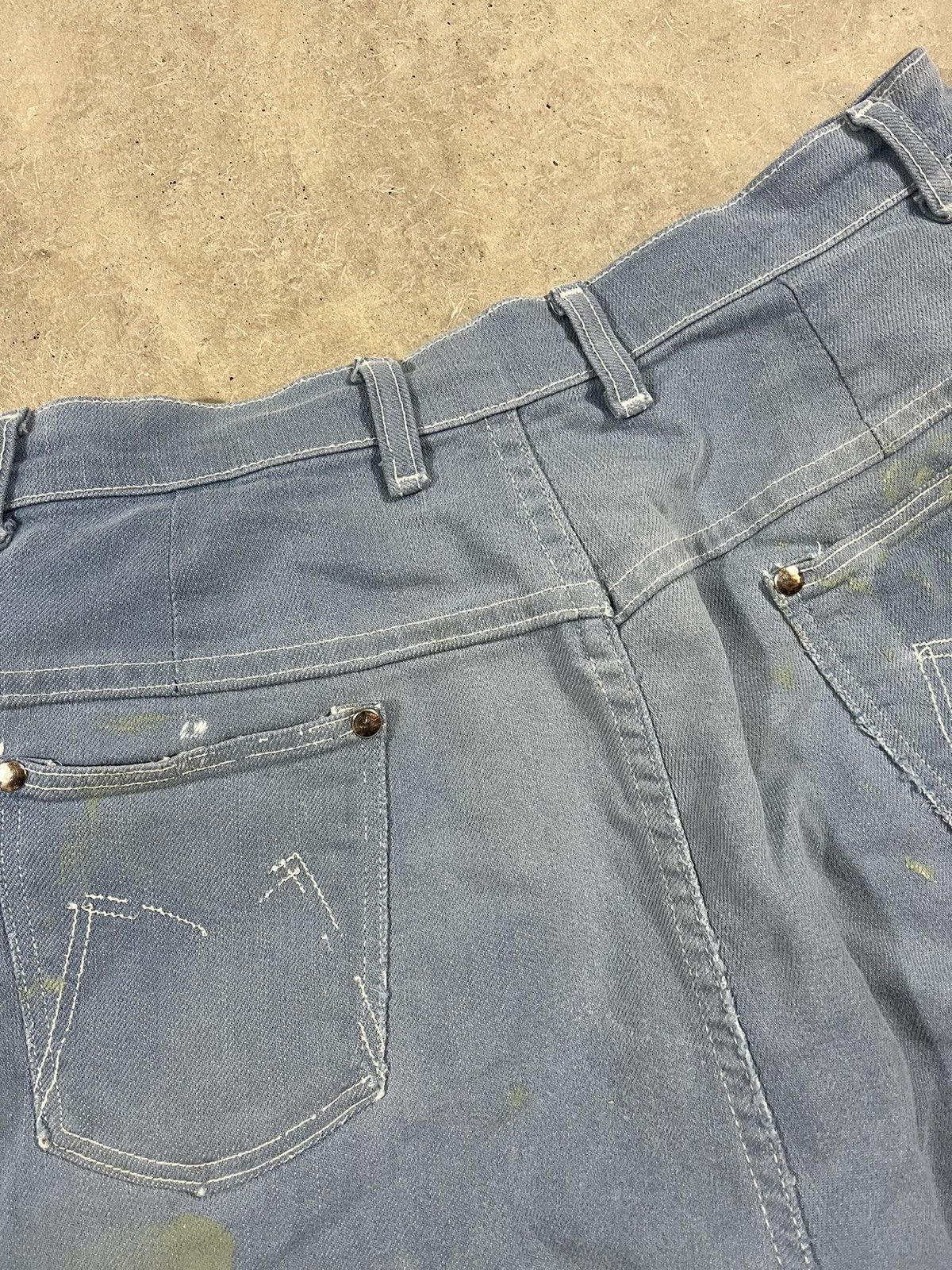 Vintage × Wrangler Vintage 60s Wrangler Blue Bell Jean Shorts Jorts Faded Blue Size 28" / US 6 / IT 42 - 5 Thumbnail