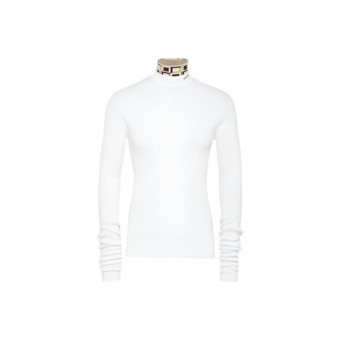 Prada Prada Geometric Collar Sweater Size L Size US L / EU 52-54 / 3 - 1 Thumbnail