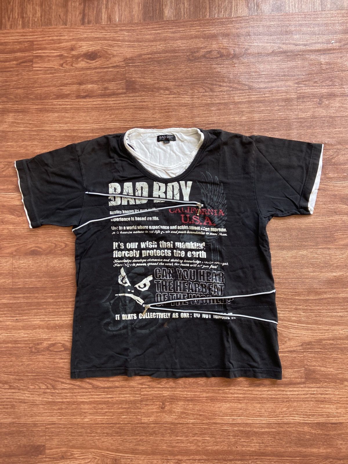 If Six Was Nine Y2K Badboy Double Layer Tshirt Size US L / EU 52-54 / 3 - 1 Thumbnail