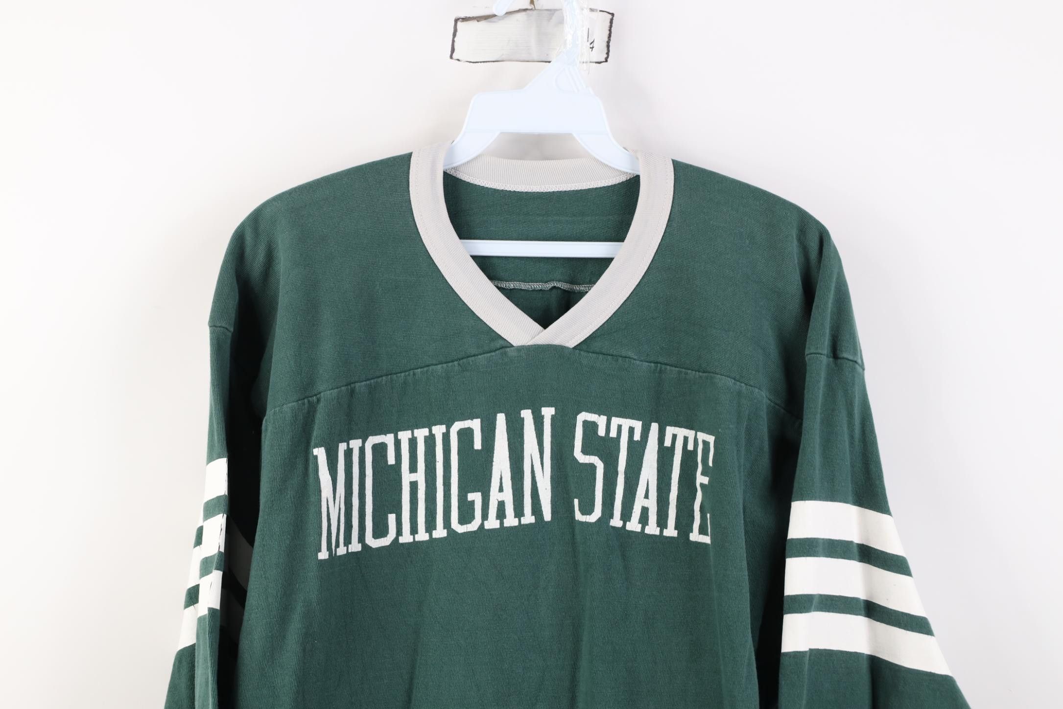 Vintage Vintage 70s 80s State University Football Jersey T-Shirt Size US M / EU 48-50 / 2 - 2 Thumbnail