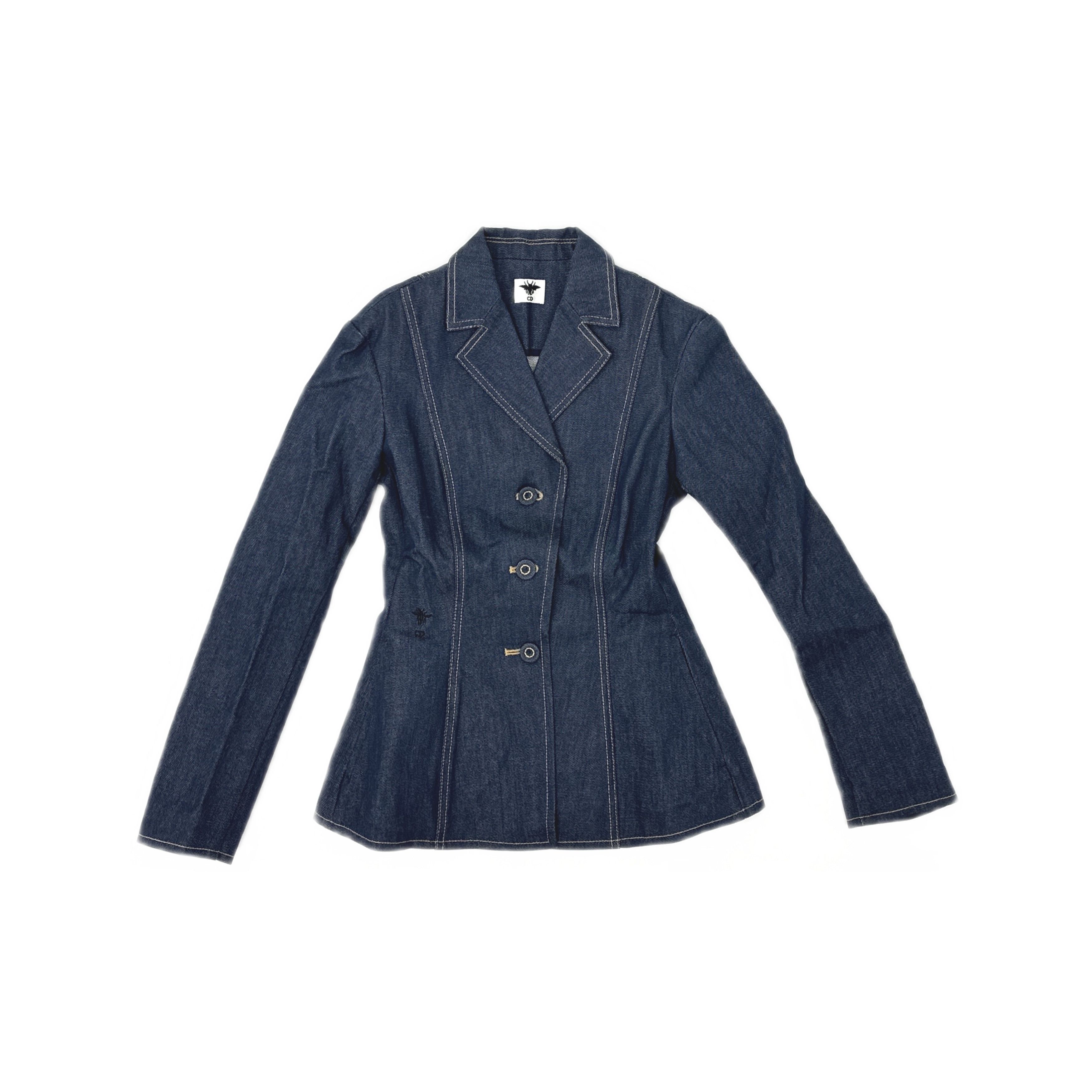 Dior Dior Denim Bee Blazer Size FR 36 Size XS / US 0-2 / IT 36-38 - 1 Thumbnail