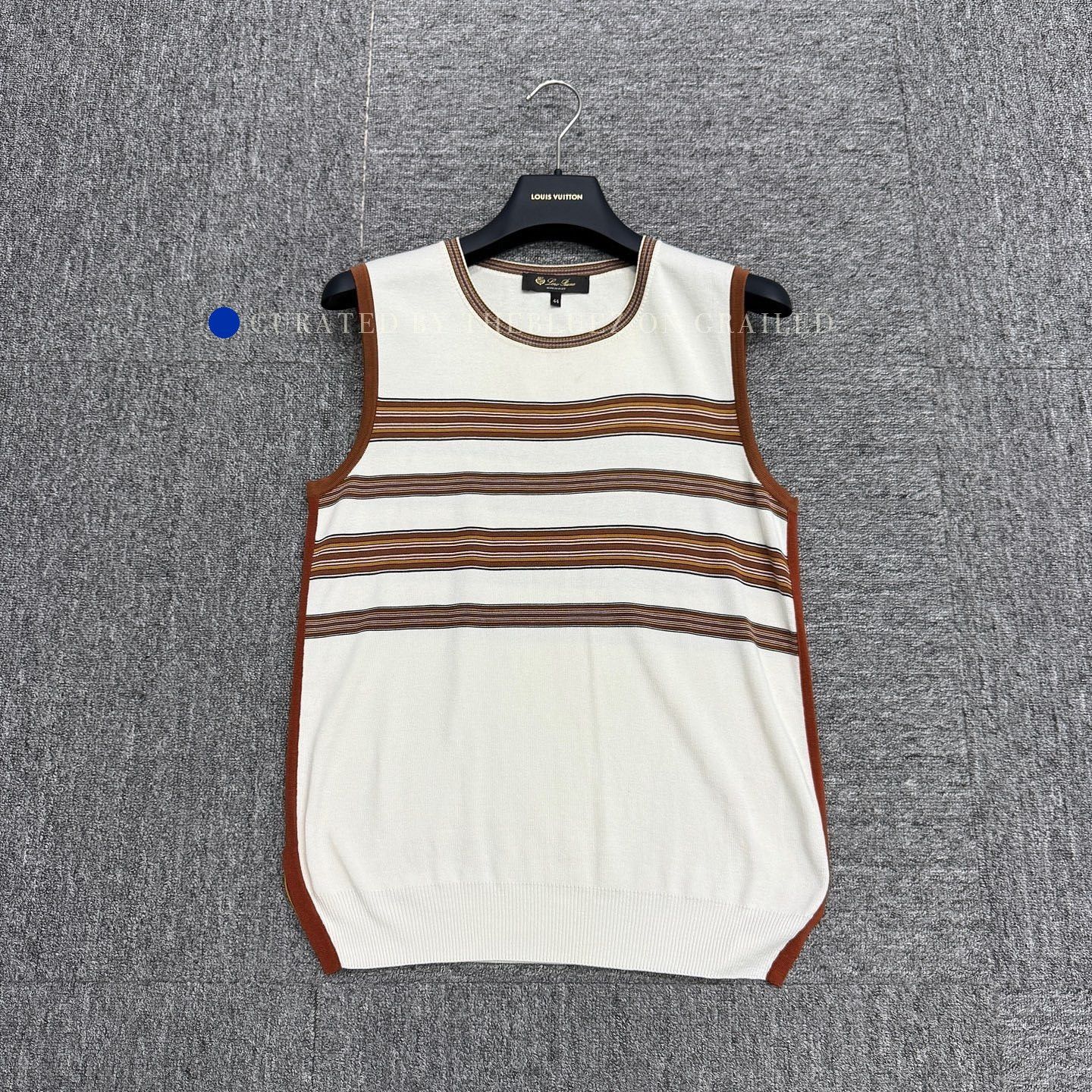 Loro Piana Multi Striped Sleeveless Knit Top - Size S Size US S / EU 44-46 / 1 - 1 Thumbnail