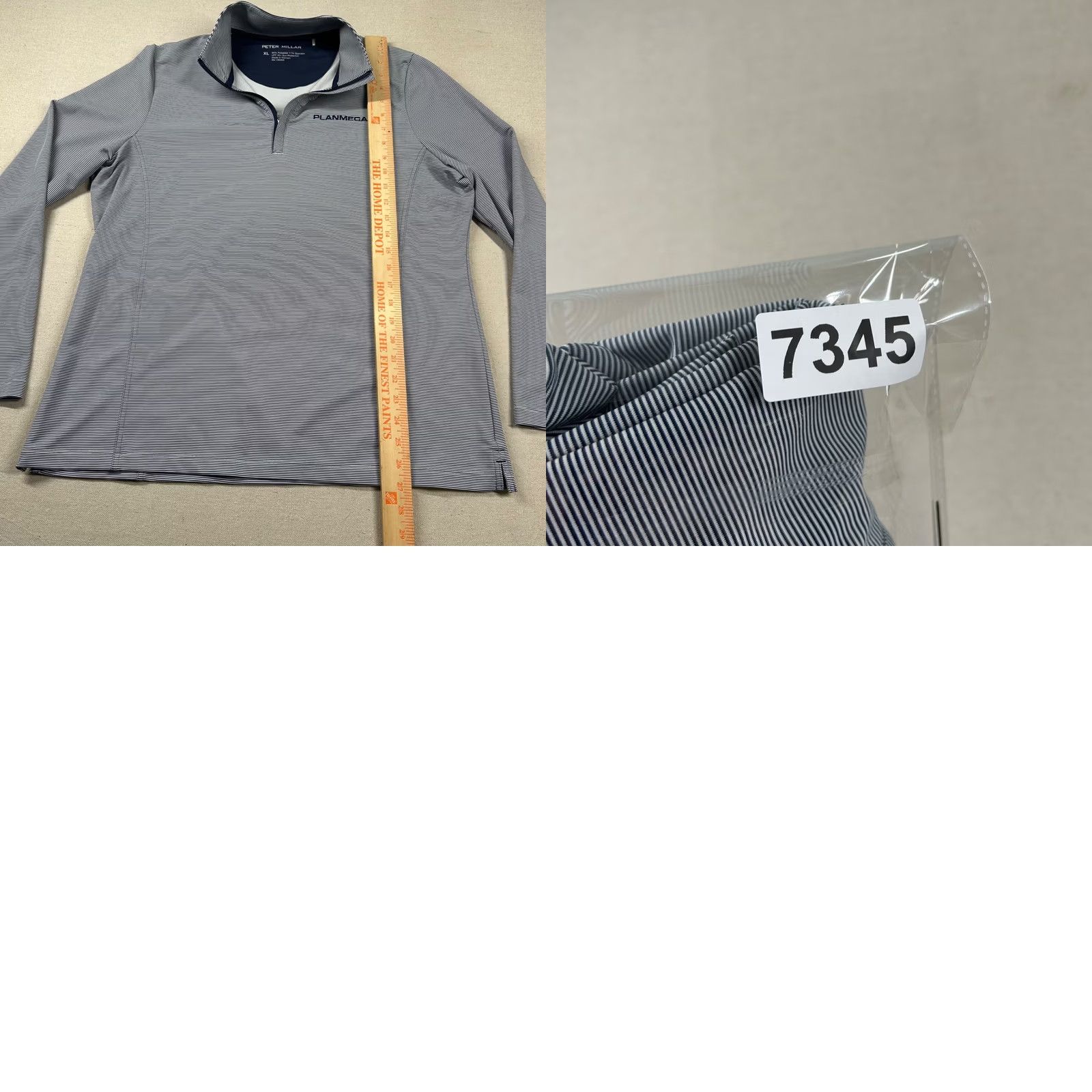 Peter Millar Peter Millar Sweater Womens XL 1/4 Zip Golf Striped Performance UPF Stretch Shirt XS? Size XL / US 12-14 / IT 48-50 - 8 Thumbnail