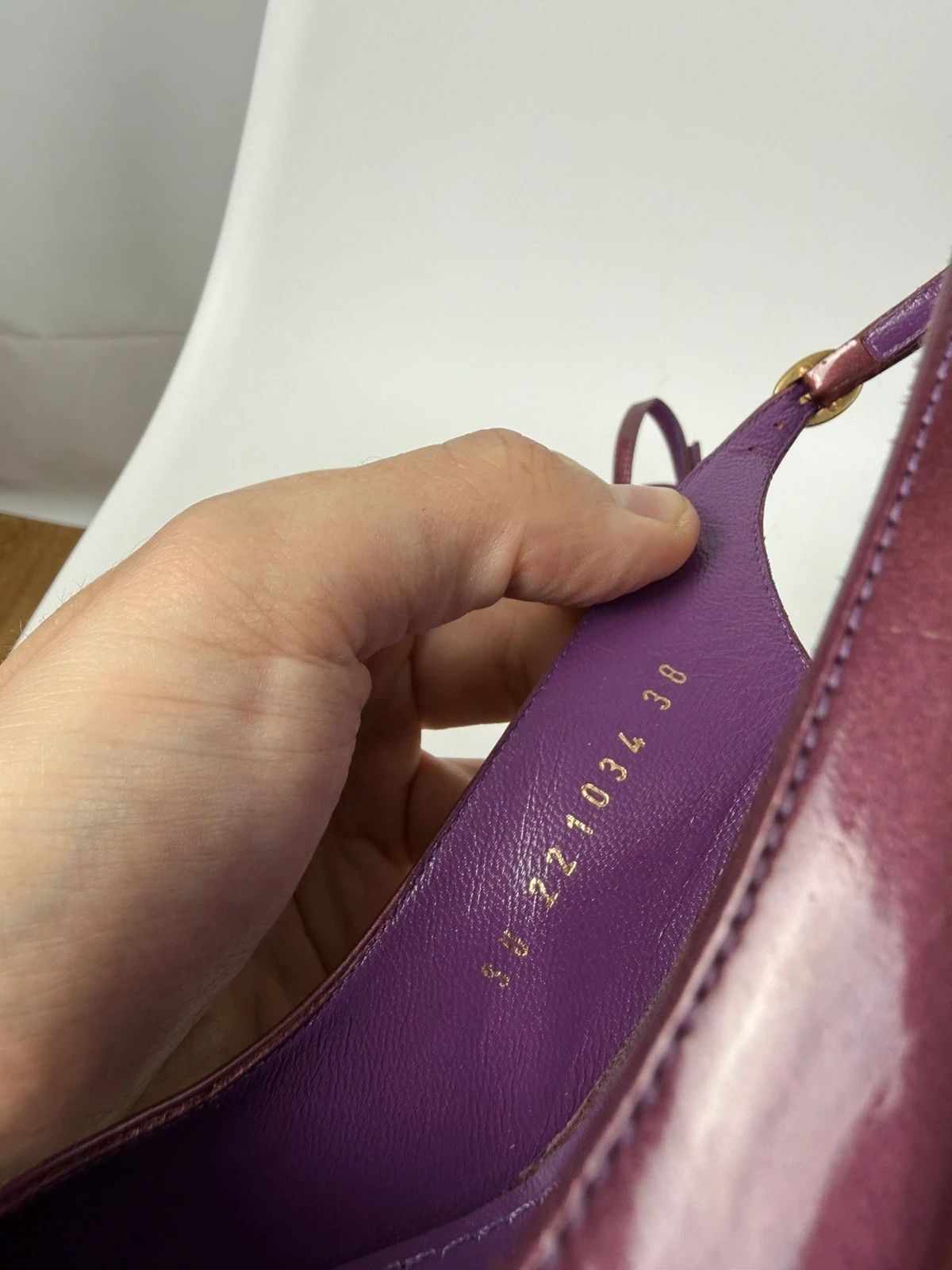 Yves Saint Laurent Yves Saint Laurent Laque Slingback Heels size 38 Size US 7 / IT 37 - 9 Thumbnail