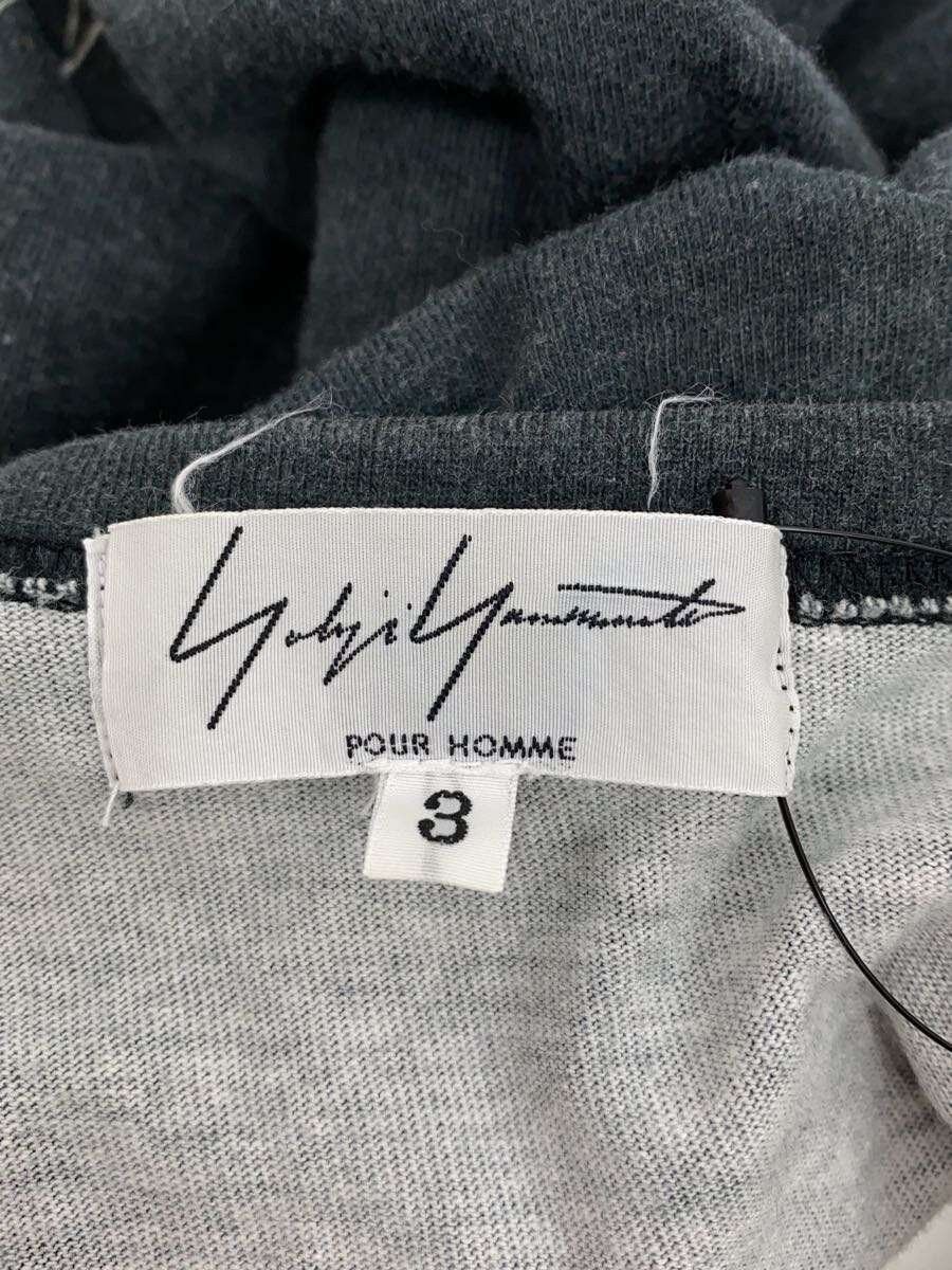 Yohji Yamamoto YOHJI YAMAMOTO POUR HOMME/HX-T37-933/Long-sleeved T-shirt Size US L / EU 52-54 / 3 - 3 Thumbnail