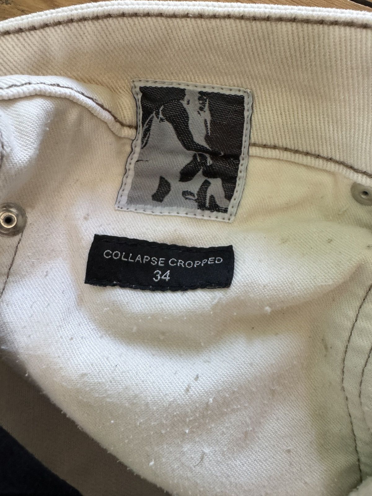 Rick Owens Drkshdw Fogachine cropped Collapse jeans in natural Size US 34 / EU 50 - 9 Thumbnail