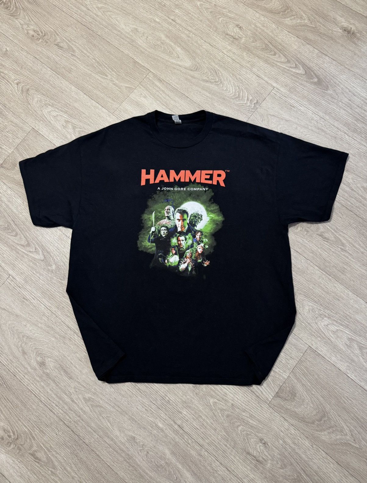 Vintage 🔷Official Hammer Film Productions Promo Y2K T-shirt🔷 Size US XXL / EU 58 / 5 - 1 Thumbnail