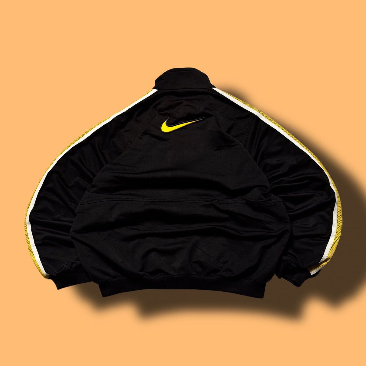 Nike × Vintage 90s Nike Vintage Double Swoosh Oversize Track Jacket Y2K Size US M / EU 48-50 / 2 - 3 Thumbnail