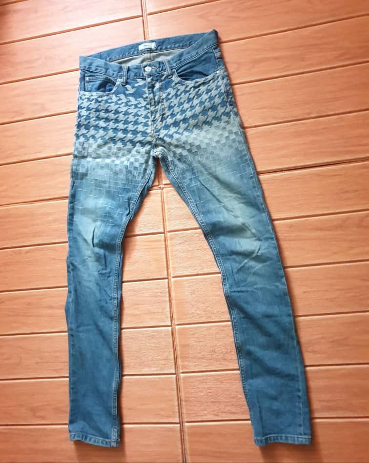 PPFM 💥Fraguais made in Japan abstract skinny jeans Size US 30 / EU 46 - 6 Thumbnail