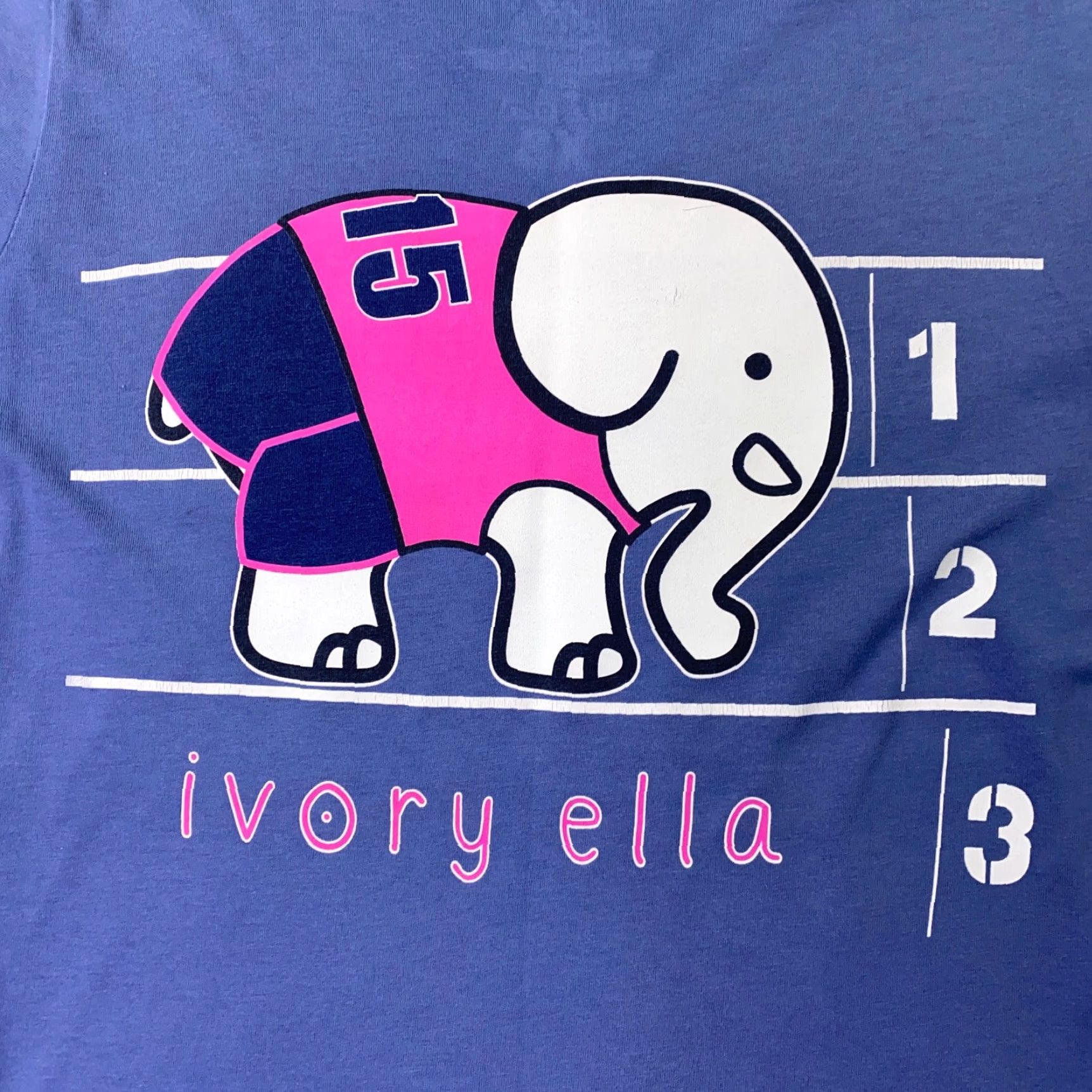 Vintage Ivory Ella Womens T-Shirt XS Blue Short Sleeve Round Neck Cotton Jersey Casual Size XS / US 0-2 / IT 36-38 - 6 Thumbnail