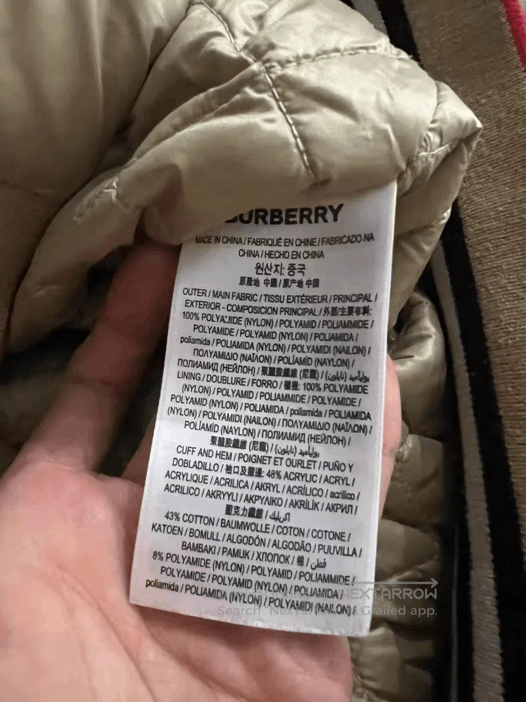 Burberry Burberry TB Embroidery Detachable Sleeve Down Jacket. Size S / US 4 / IT 40 - 6 Thumbnail