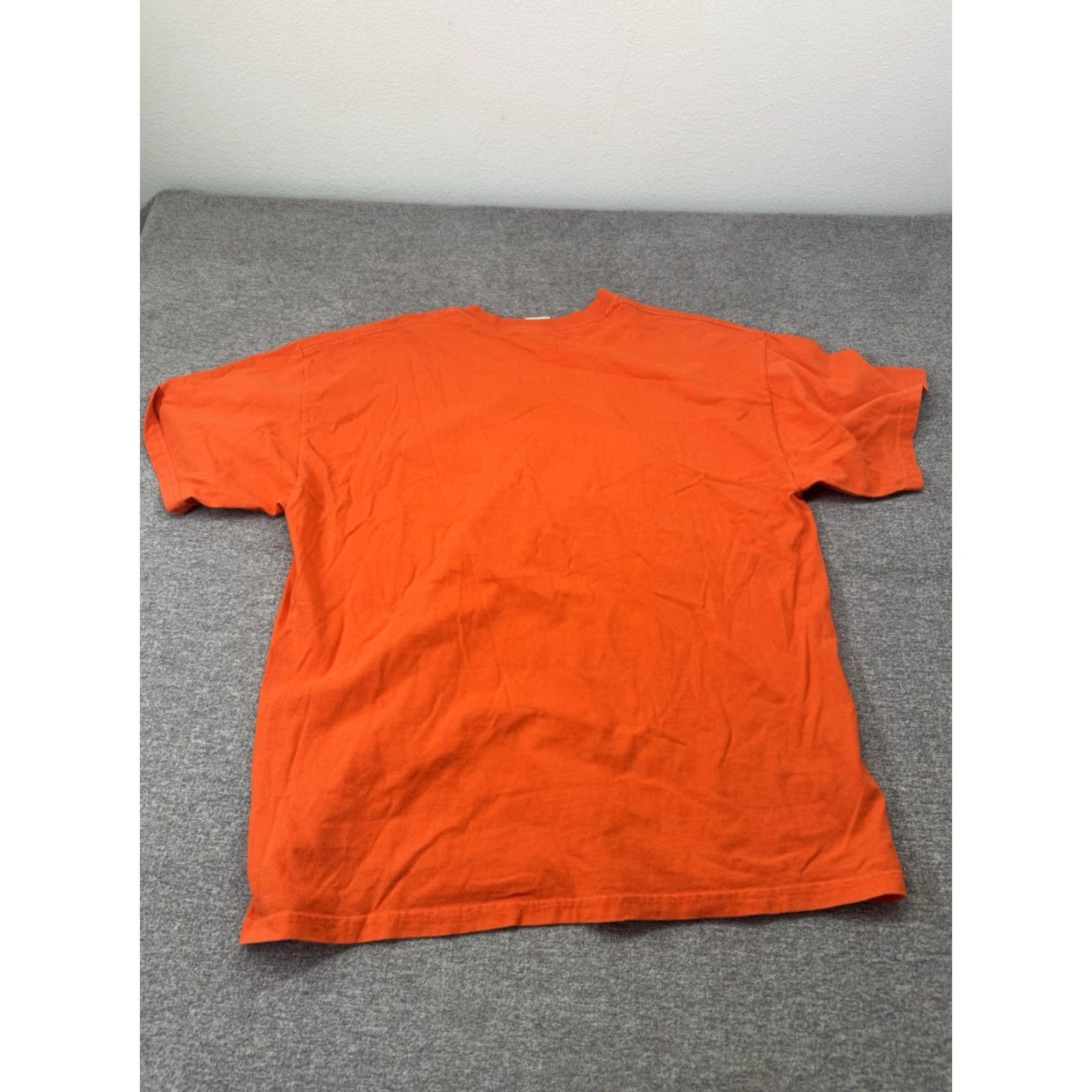 Gildan VINTAGE Gildan Shirt University Miami Hurricanes Crewneck Orange XL Adult Mens Long Sleeve Short Sleeve? Size US XL / EU 56 / 4 - 7 Thumbnail