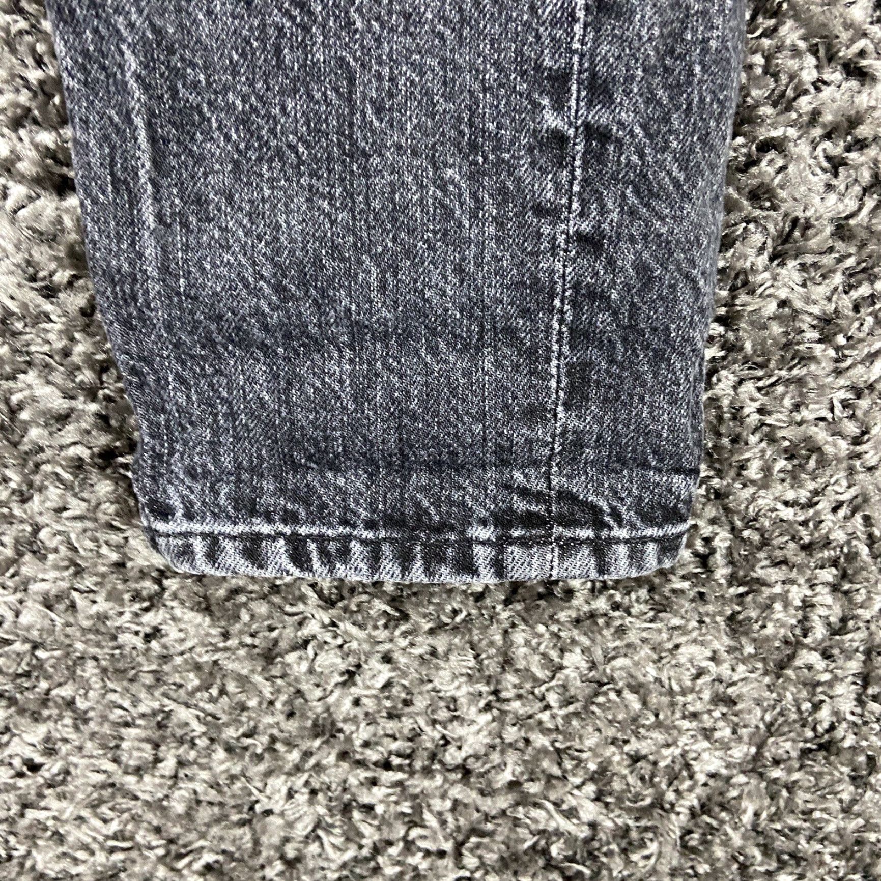 Madewell VINTAGE Madewell The Perfect Vintage Jeans Distressed Black Women’s 23 Skinny Jeans Women 23 Black Size 40" / US 18 - 2 Thumbnail