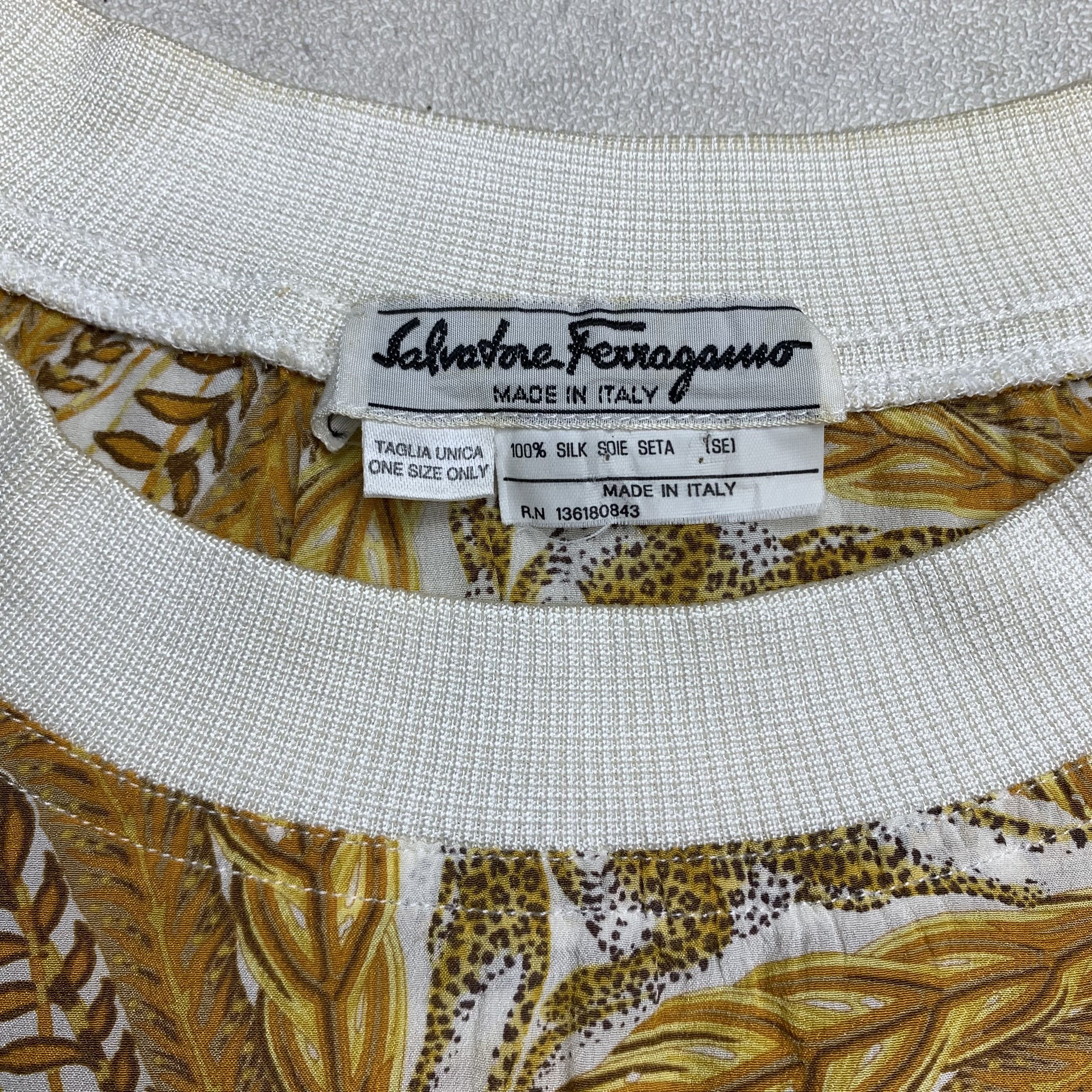 Salvatore Ferragamo Salvatore Ferragamo Silk Jacket Size US S / EU 44-46 / 1 - 5 Thumbnail