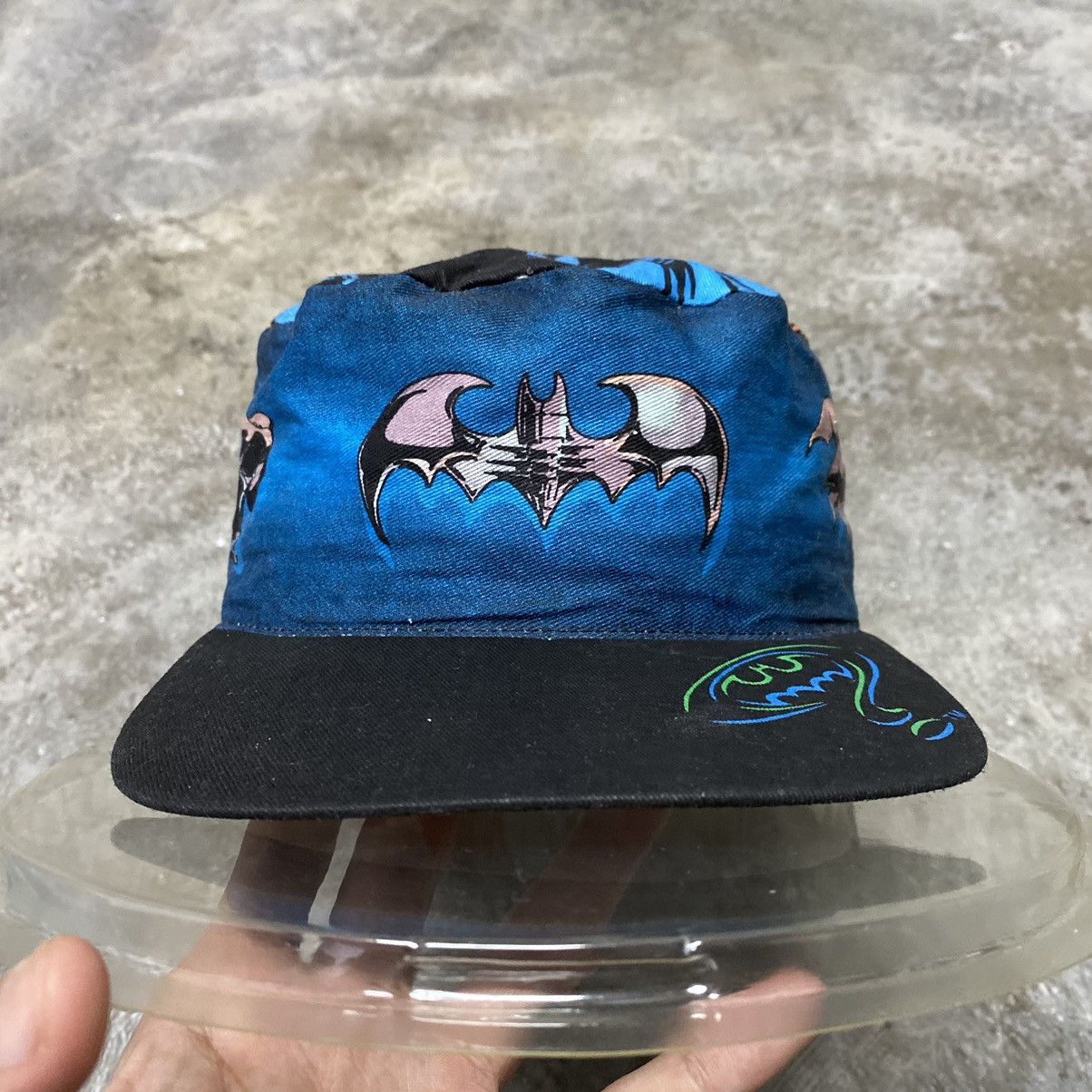 DC Comics VINTAGE 1995 DC COMICS BATMAN CAP YOUTH SIZE Size ONE SIZE - 2 Thumbnail