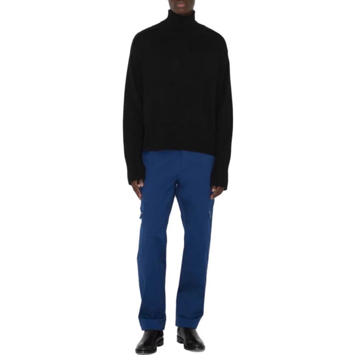 Burberry Burberry Cargo Pants Navy 46 Embroidered Twill Size US 30 / EU 46 - 7 Thumbnail