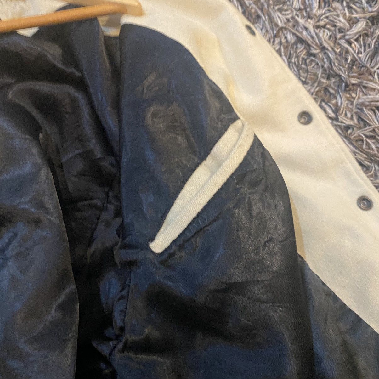 Hysteric Glamour × Vintage ARCHIVE💥VINTAGE RARE 1984 Hysteric Glamour Leather Varsity Size US M / EU 48-50 / 2 - 22 Thumbnail