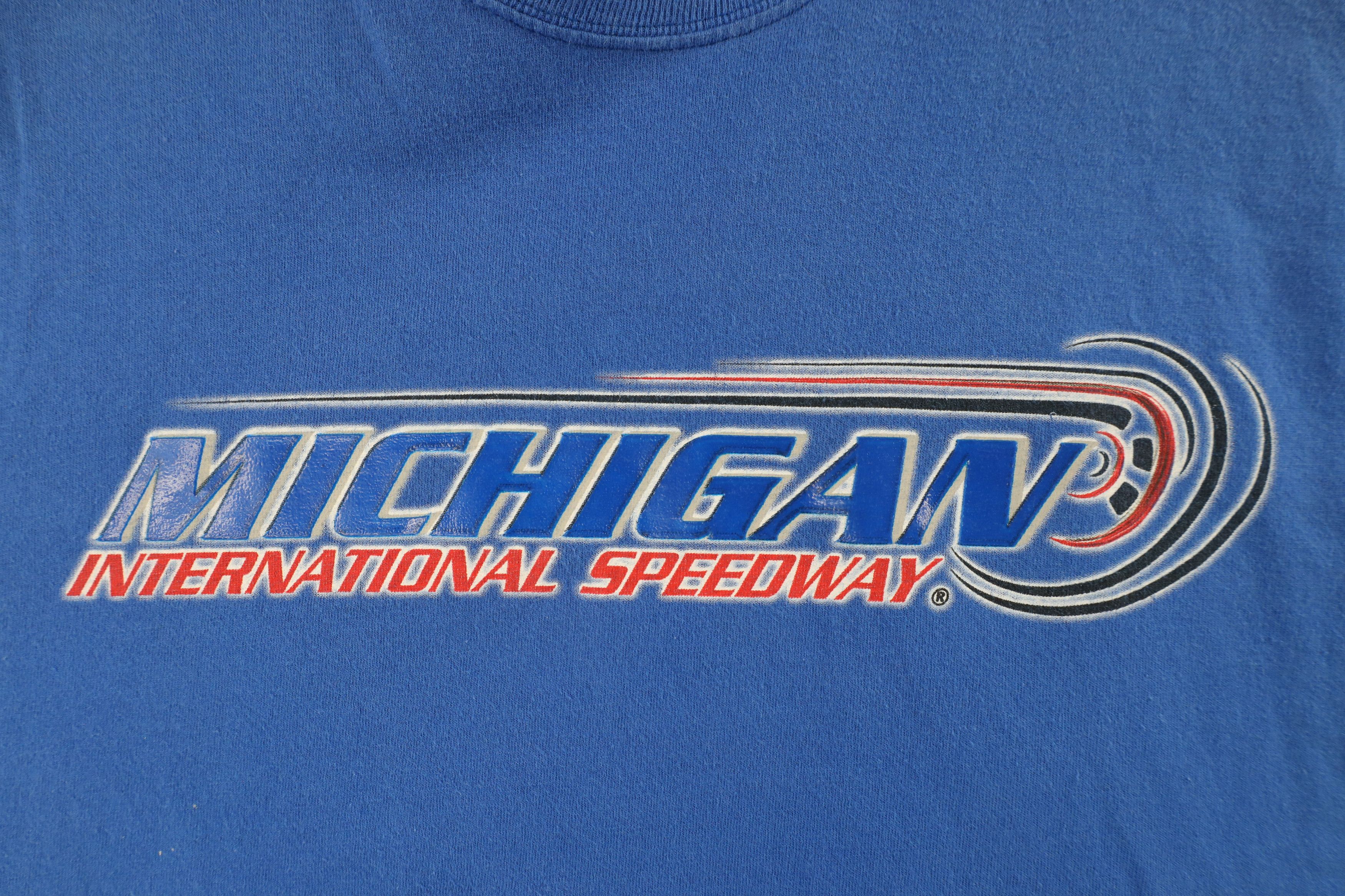 Vintage Vintage Y2K NASCAR Michigan International Speedway T-Shirt Size US M / EU 48-50 / 2 - 4 Thumbnail