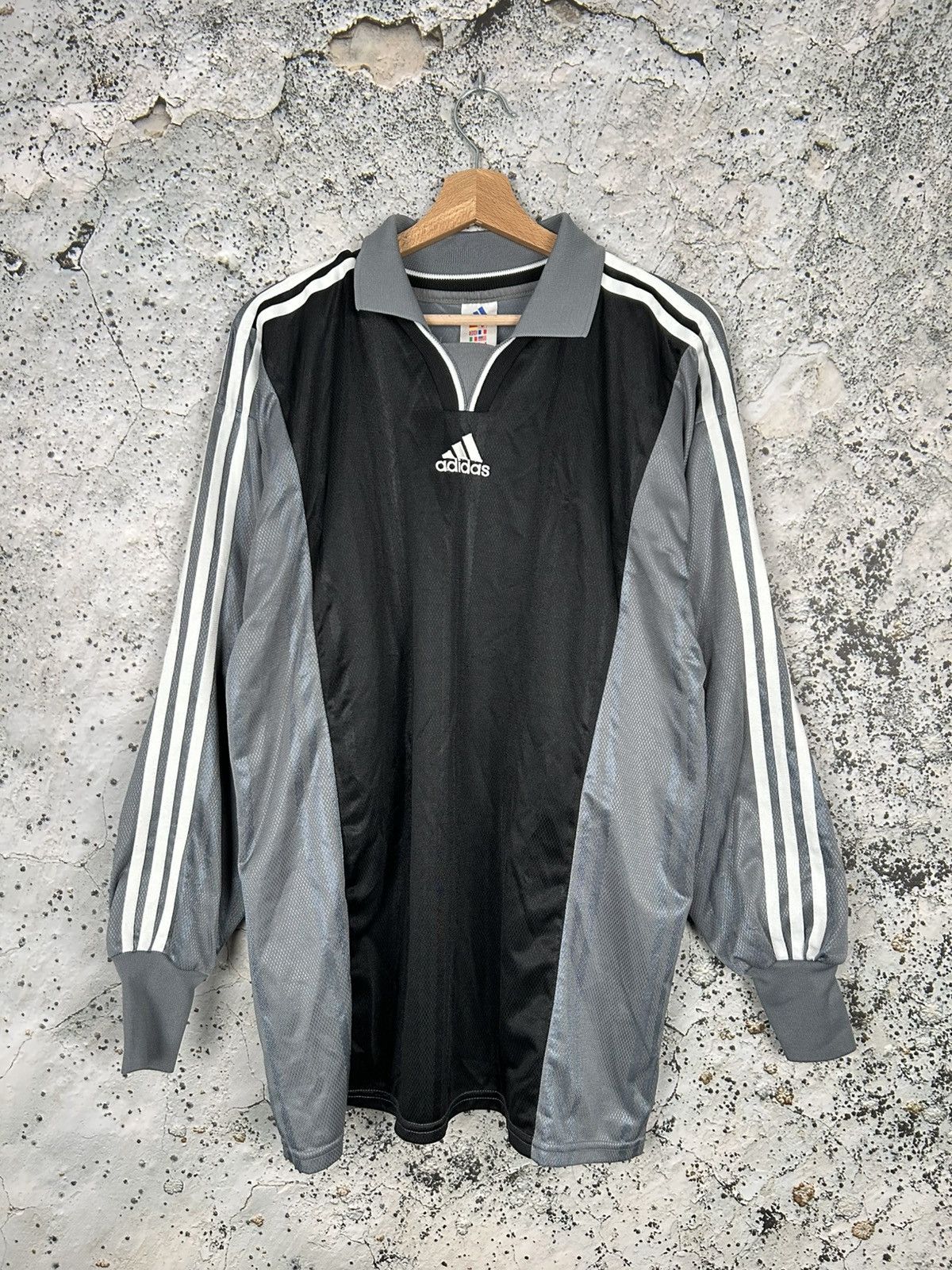 Adidas Vintage Adidas 90s Goalkeeper Soccer Jersey Football Archive Size US L / EU 52-54 / 3 - 1 Thumbnail