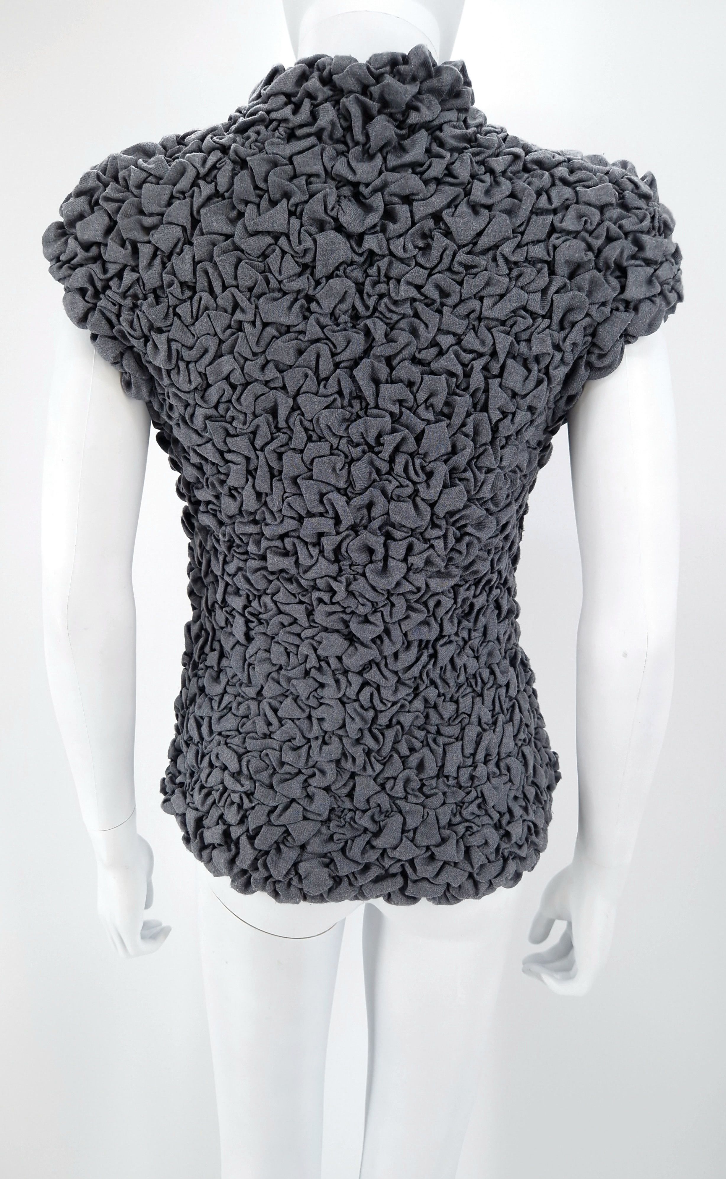 Alexander McQueen FW99 'The Overlook' Textured Top Size S / US 4 / IT 40 - 6 Thumbnail