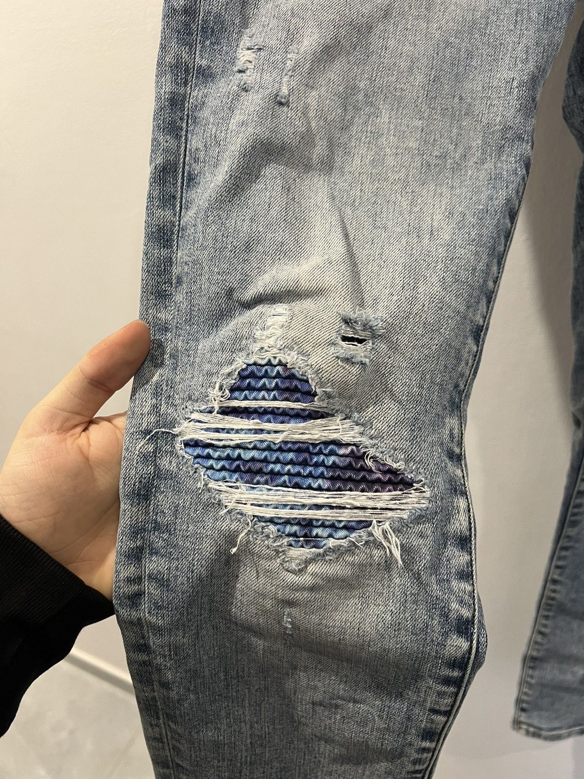 Amiri Amiri MX1 Blue Patches denim Size US 32 / EU 48 - 2 Thumbnail