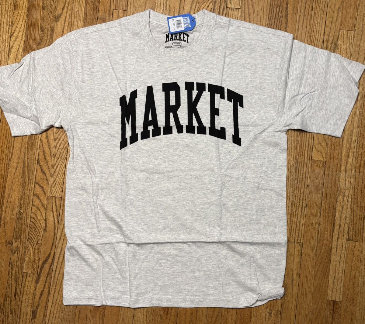 Market Market Mens XL Gray Tshirt Size US XL / EU 56 / 4 - 1 Thumbnail