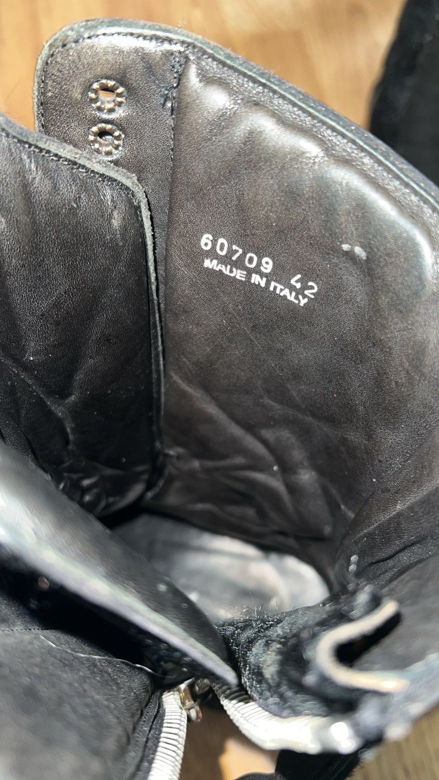 Rick Owens FW13 Runway Rick Owens Plinth Ponyhair Megatooth Boots Size US 9.5 / EU 42-43 - 7 Thumbnail