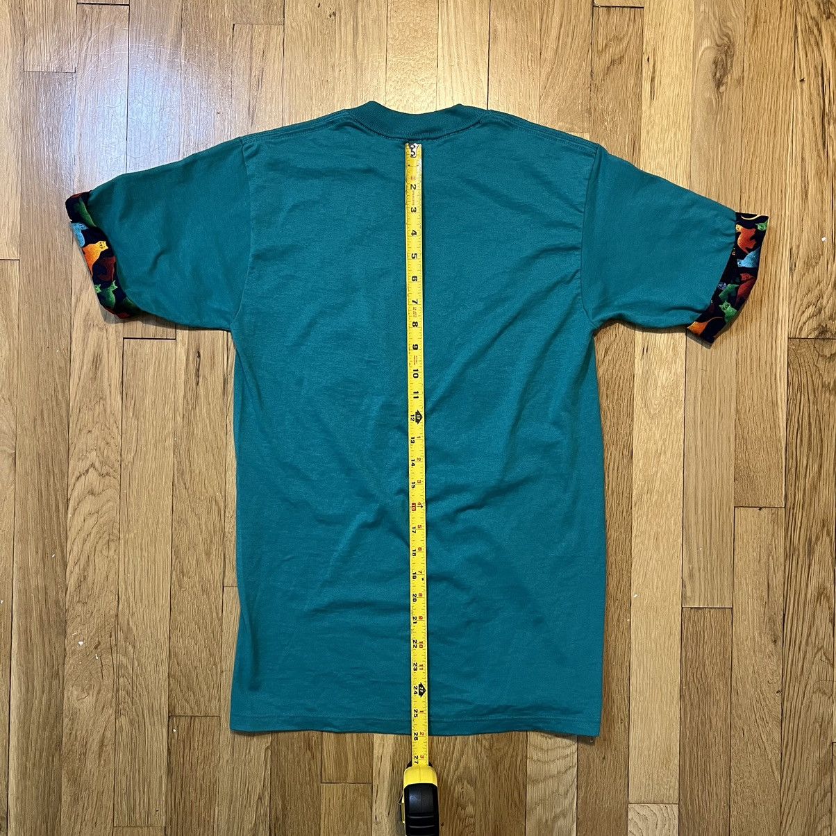 Jerzees Vintage Jerzees Cats Teal T Shirt Small Size US S / EU 44-46 / 1 - 7 Thumbnail
