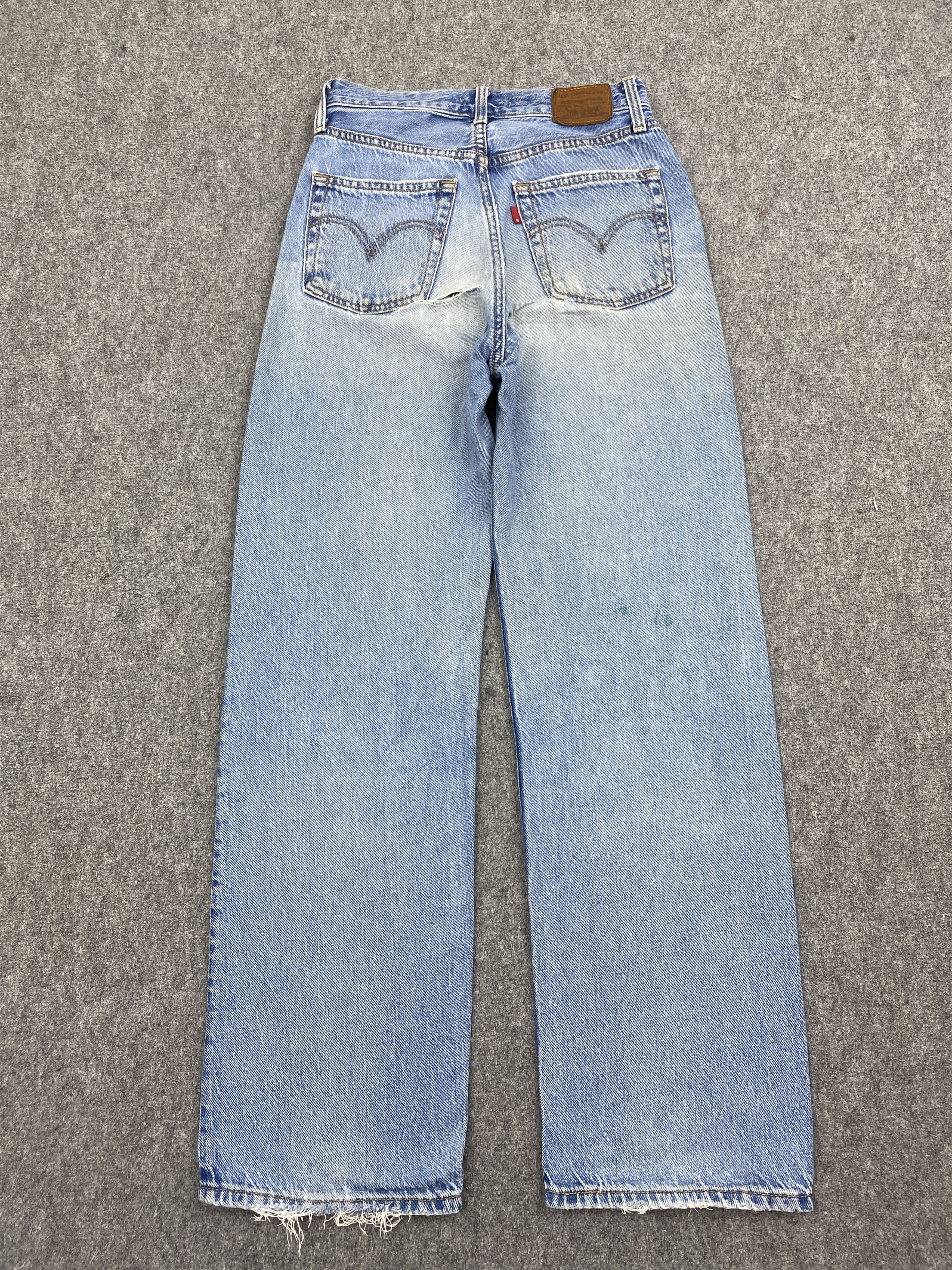 Levi's Vintage Levis Rib Cage Straight Button Fly Jeans DP2764 Size US 26 / EU 42 - 3 Thumbnail