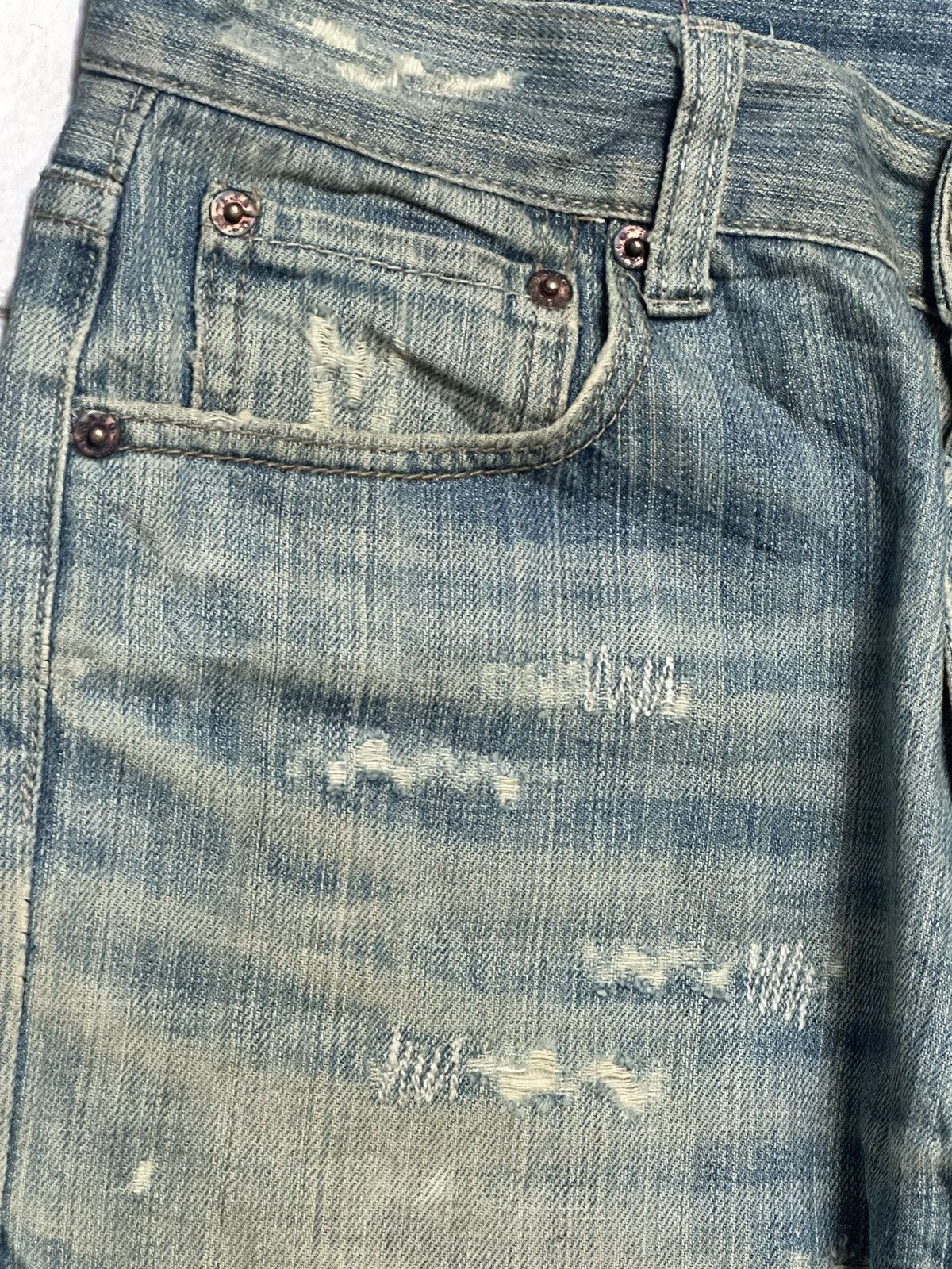 Levi's Levi’s 501 Vintage Distressed Straight Leg Mudwash & Faded Size US 31 - 5 Thumbnail