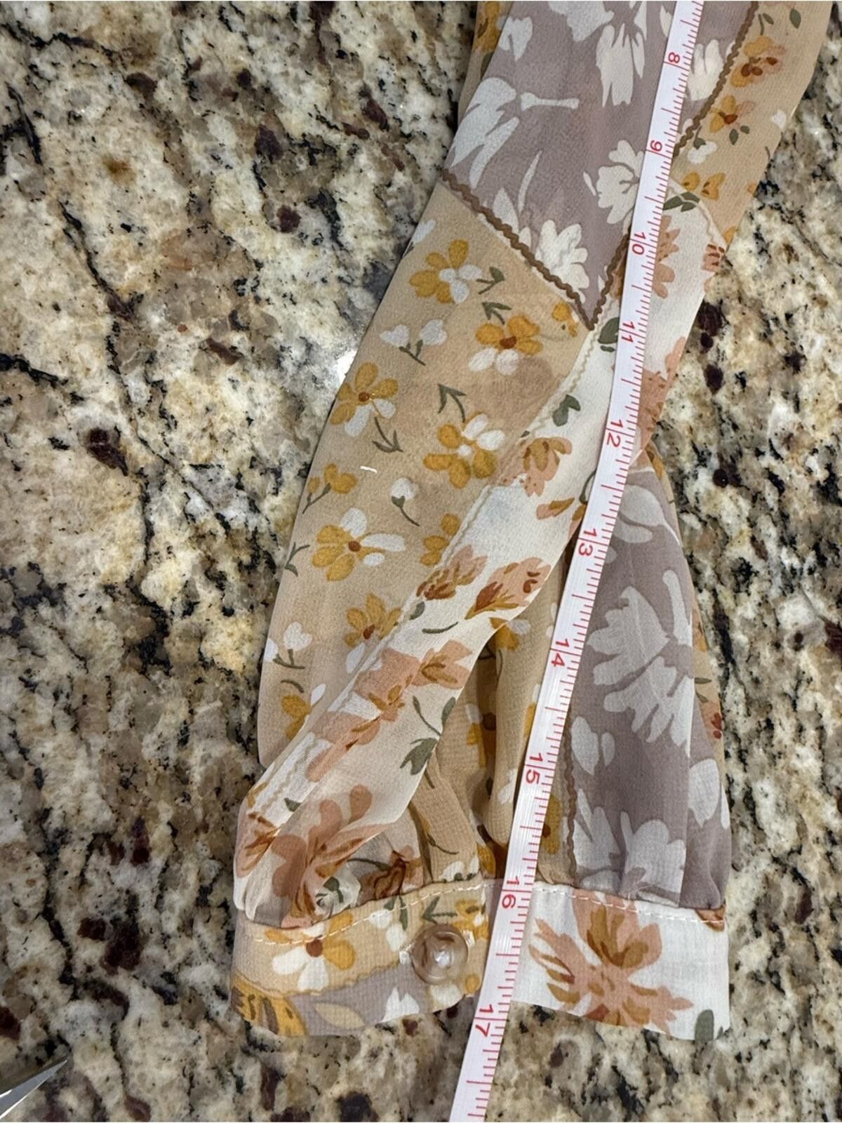 Other Paper Crane boho western midi dress floral patchwork SZ M Size M / US 6-8 / IT 42-44 - 12 Thumbnail