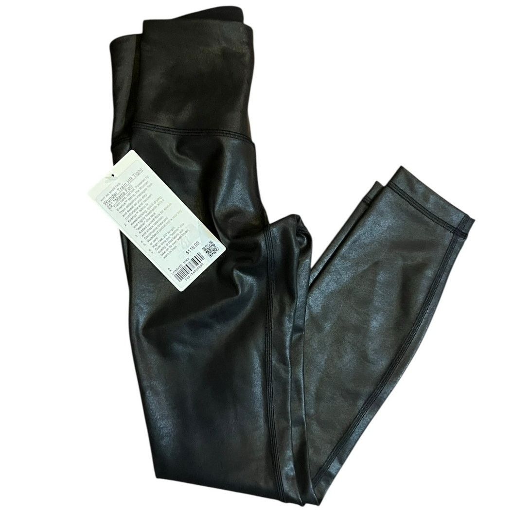 Lululemon Lululemon Wunder Train HR Tight 25" Matte Foil Size 2 Size 26" / US 2 / IT 38 - 1 Thumbnail