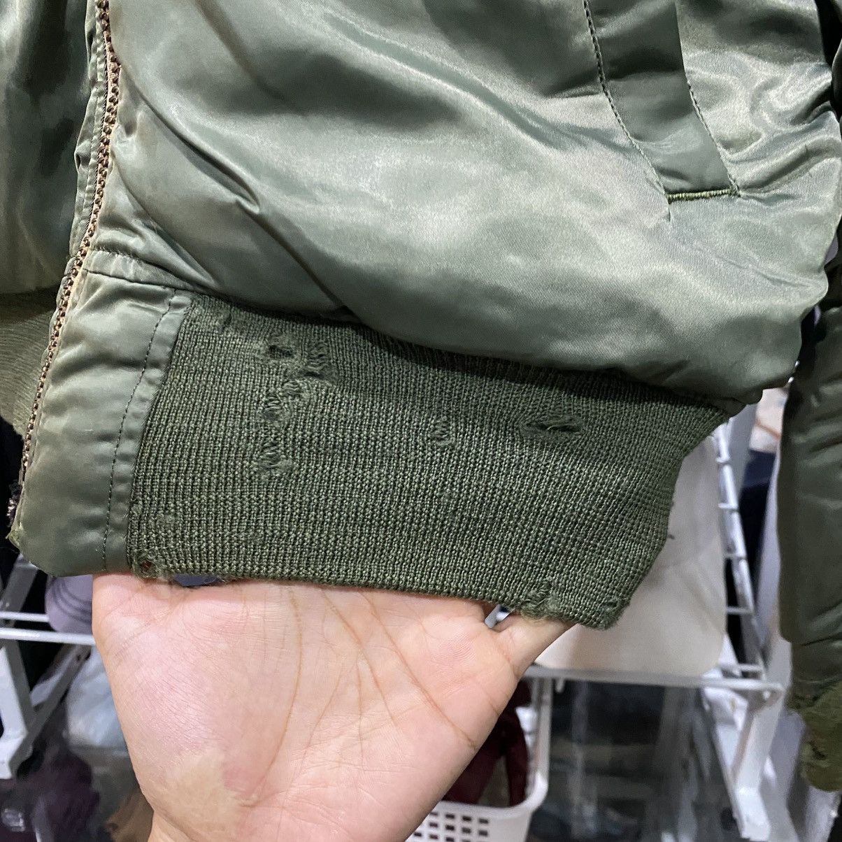 Alpha Industries Vintage MA-1 Alpha Industries Bomber Jacket "309th FTR SQDN" Size US M / EU 48-50 / 2 - 19 Thumbnail