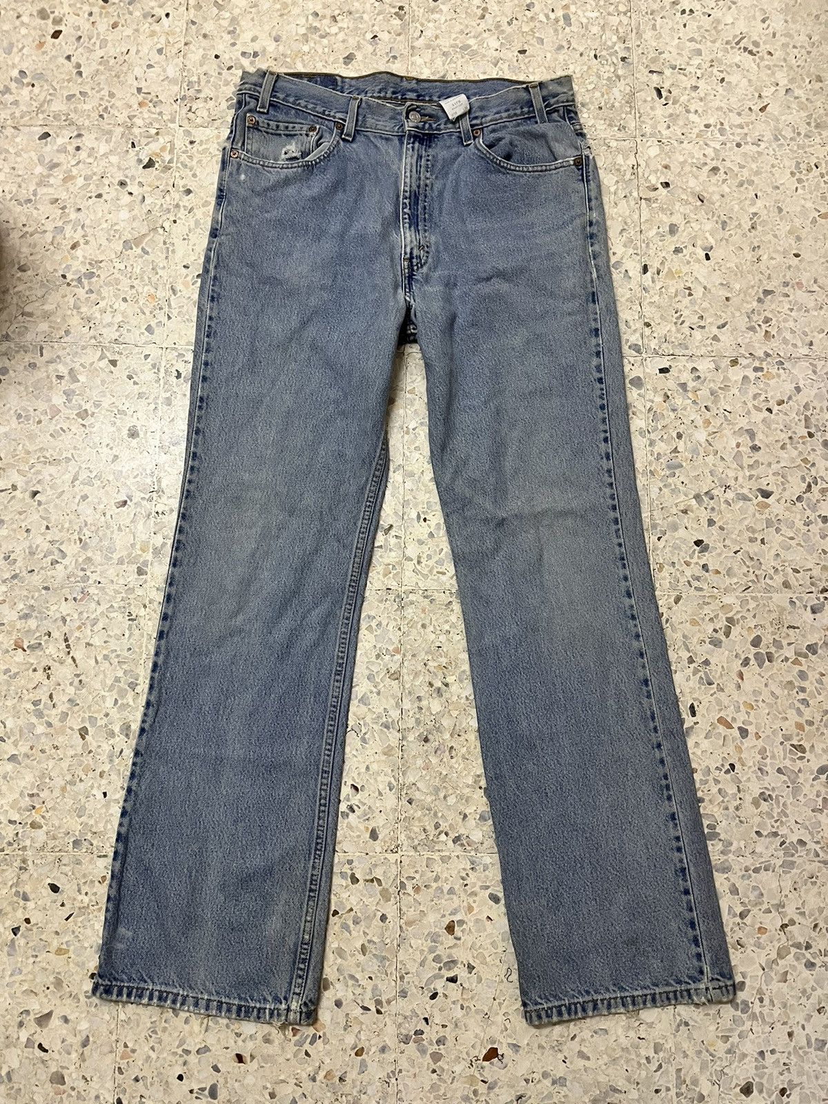 Levi's Rare Vintage Levi’s 517 Light Blue Faded Distressed Size US 35 - 1 Thumbnail