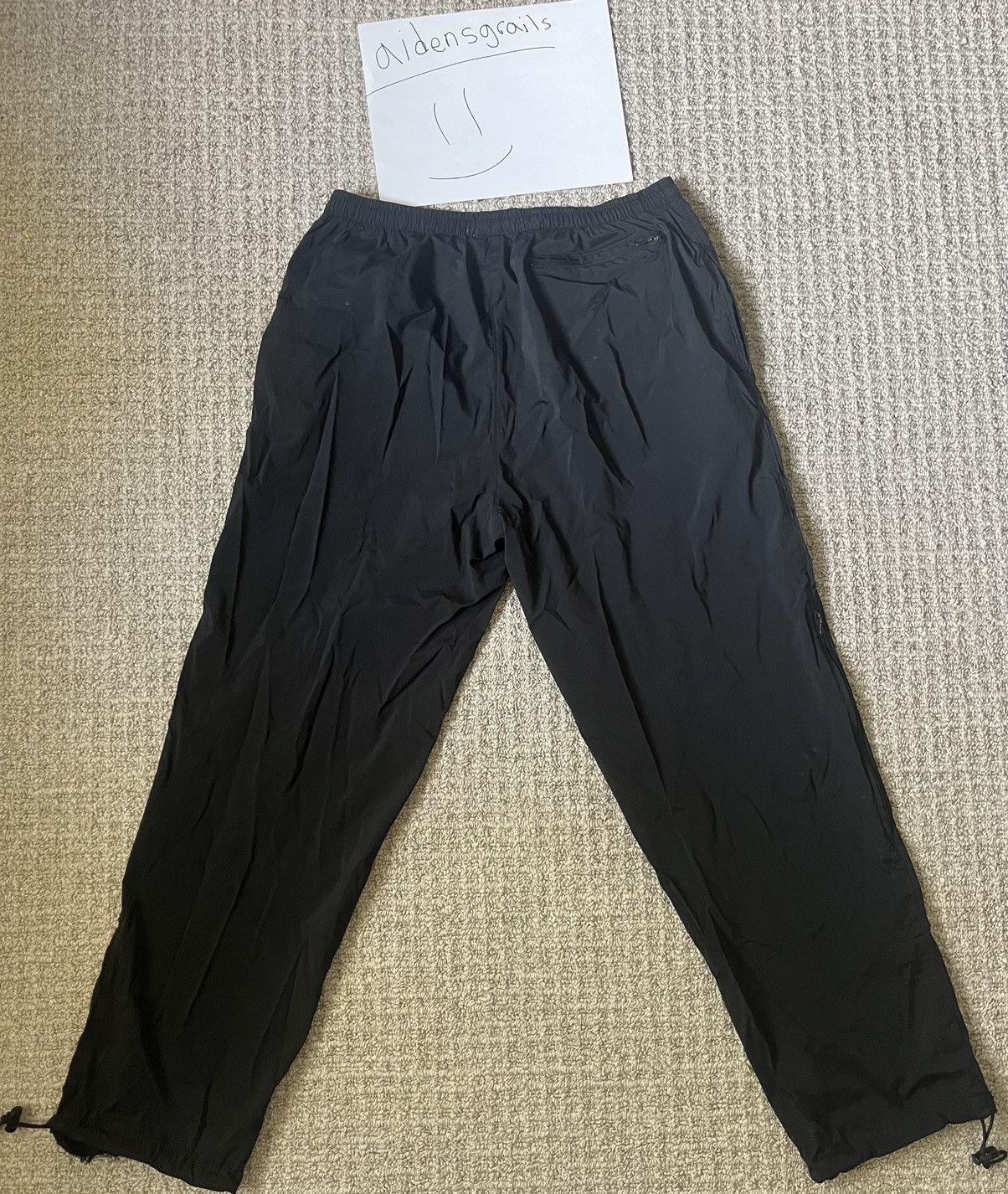 Image of Nylon Supreme Pants in Black, Men's (Size 30)